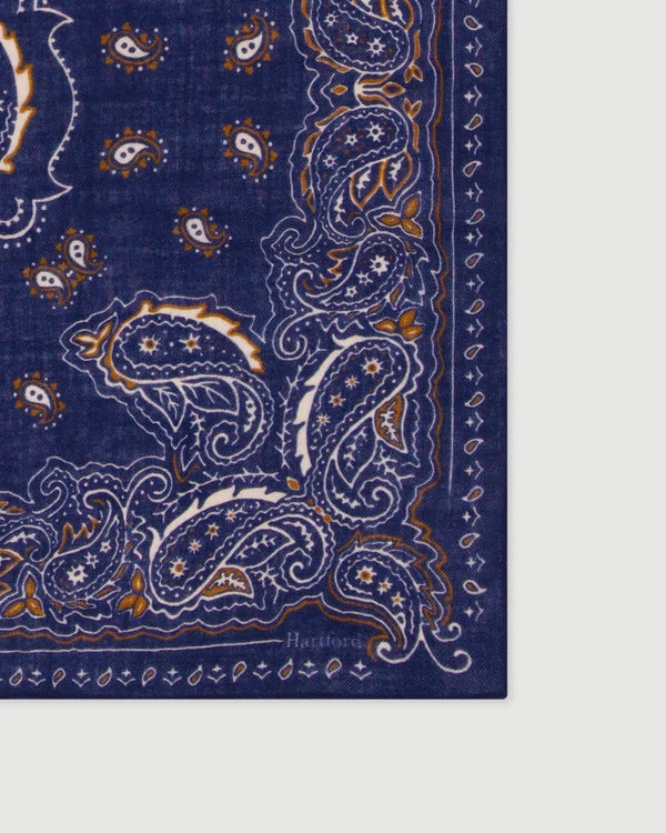 Paisley Scarf 2413 - Navy