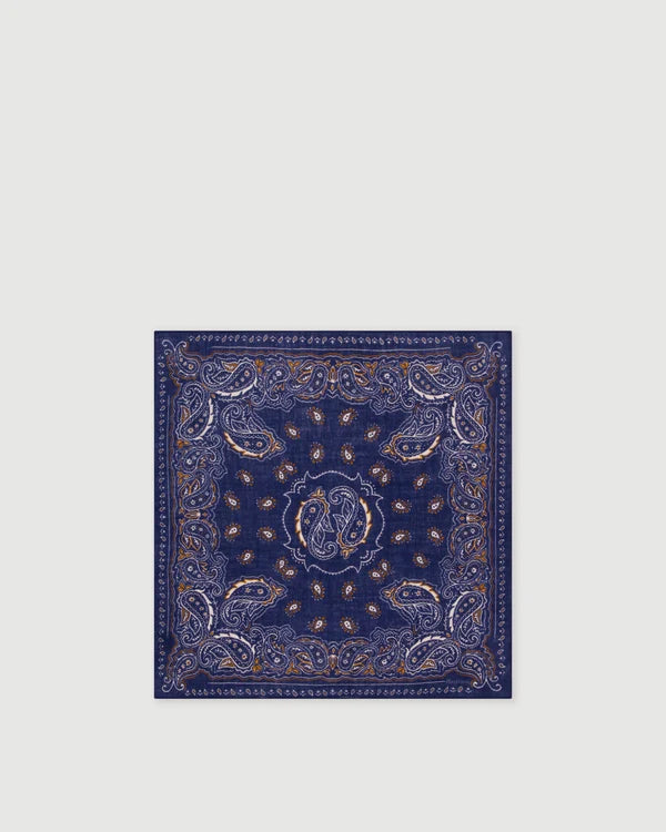 Paisley Scarf 2413 - Navy