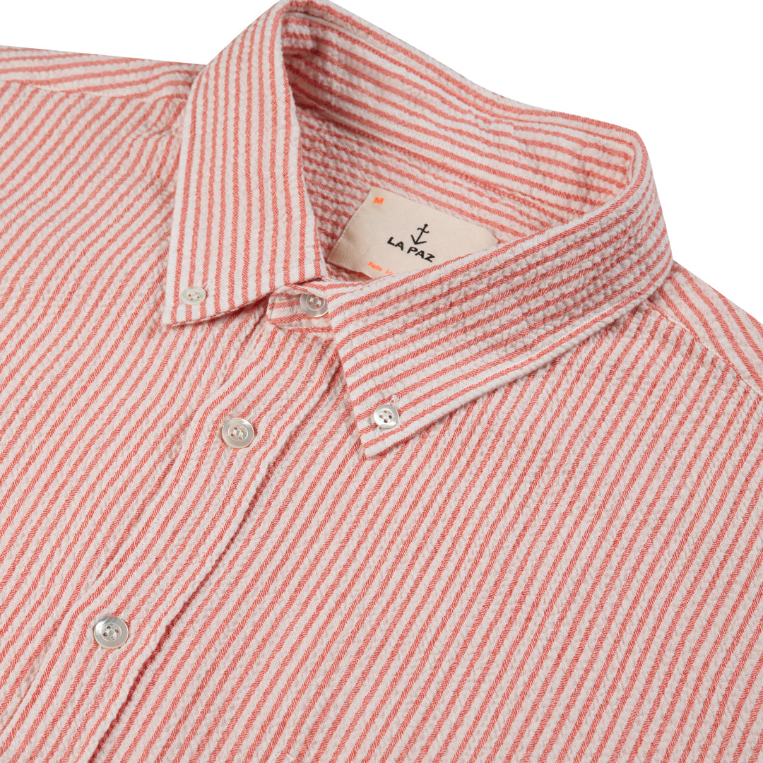 Branco Button-Down Shirt - Fiesta Stripes