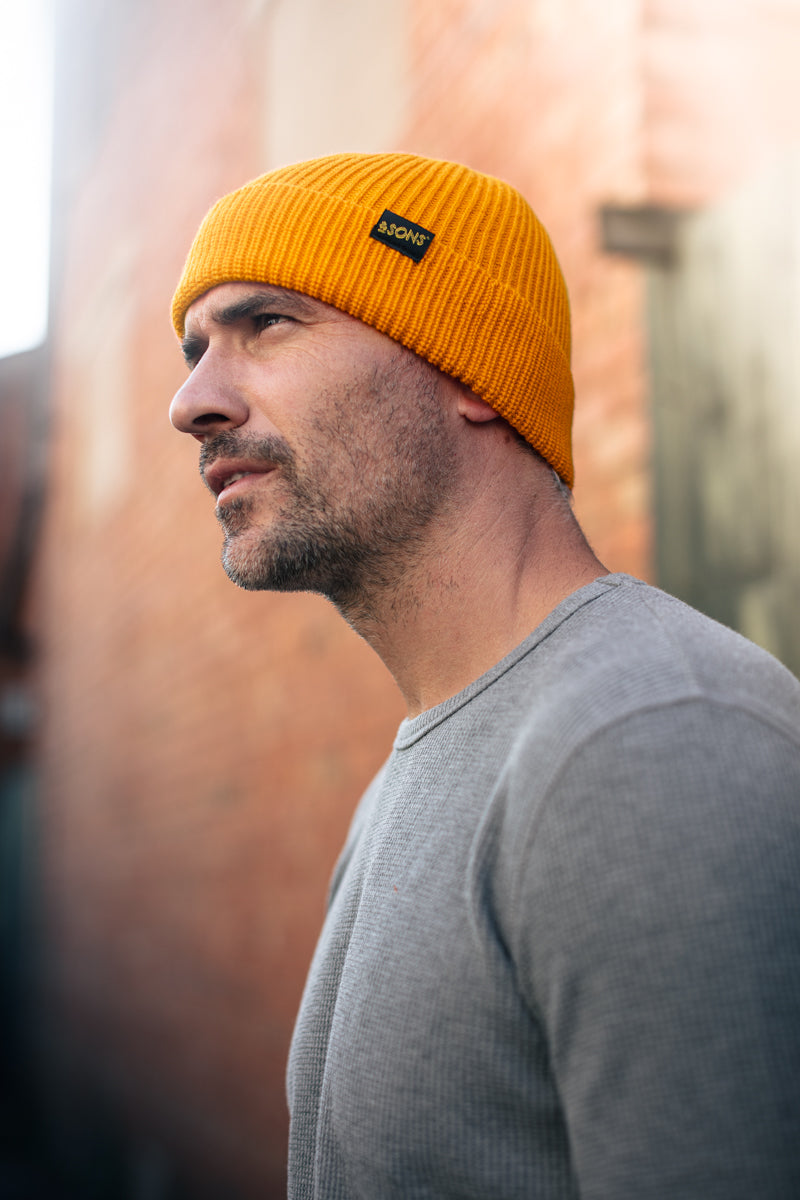 Atlantic Watch Cap Beanie - Sun Yellow