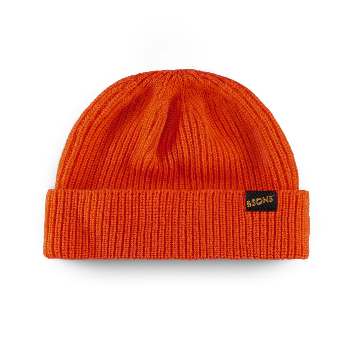 Atlantic Watch Cap Beanie - Bright Orange