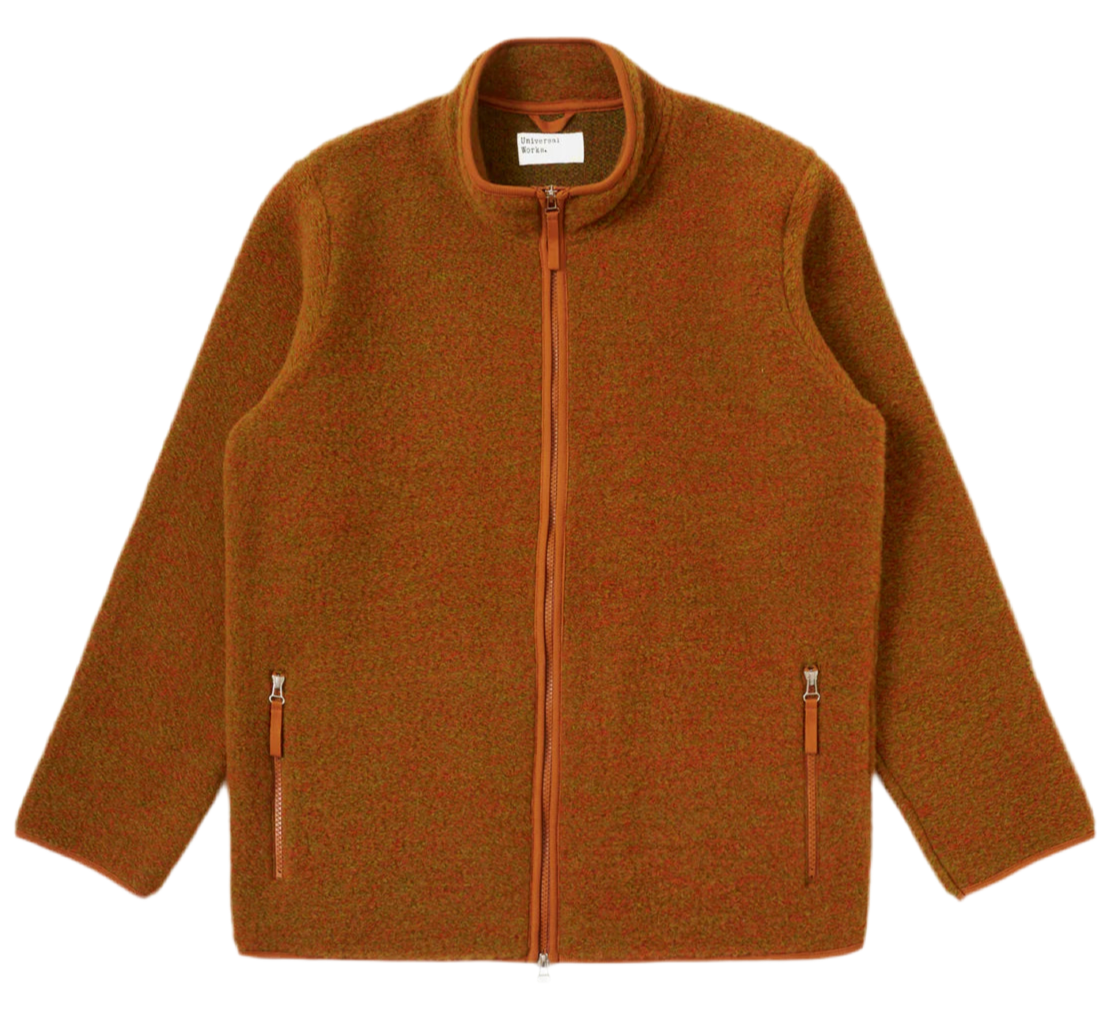 Climbing Jacket - Orange Six Wool Fleece