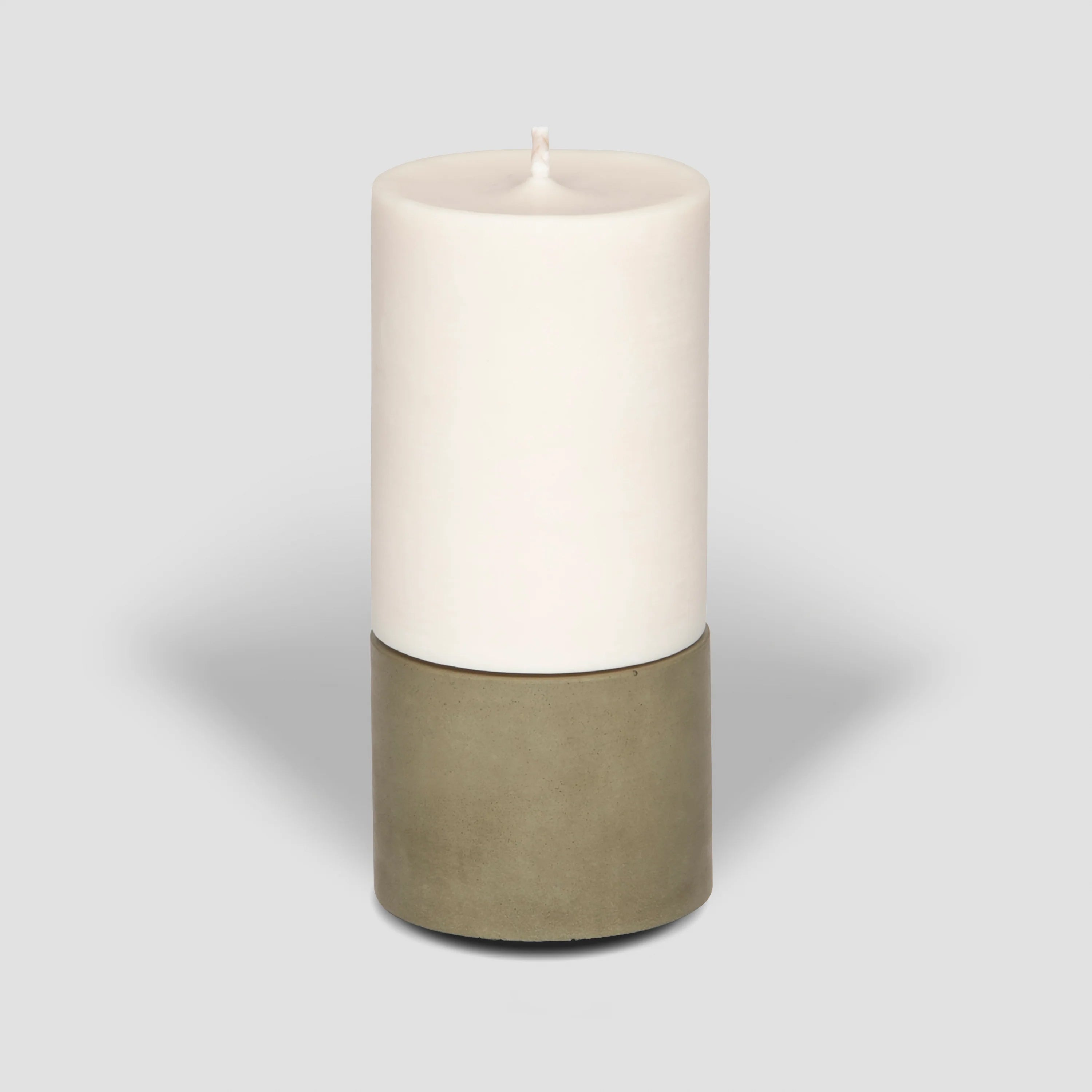 Mid Set - Olive with Beeswax Candle