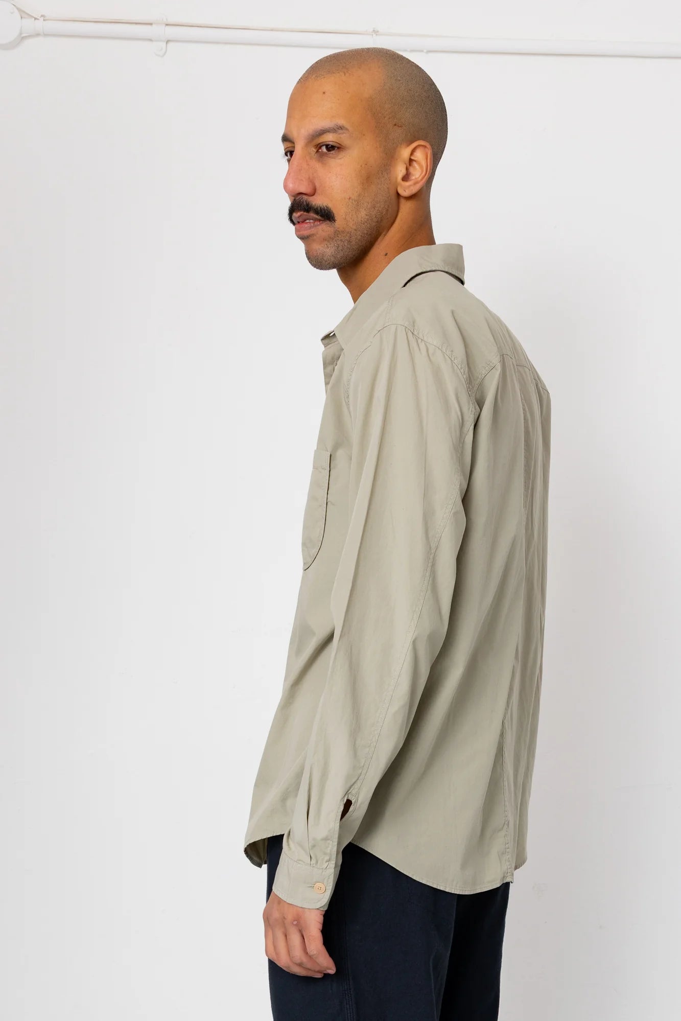 Curve Shirt - Silver Sage