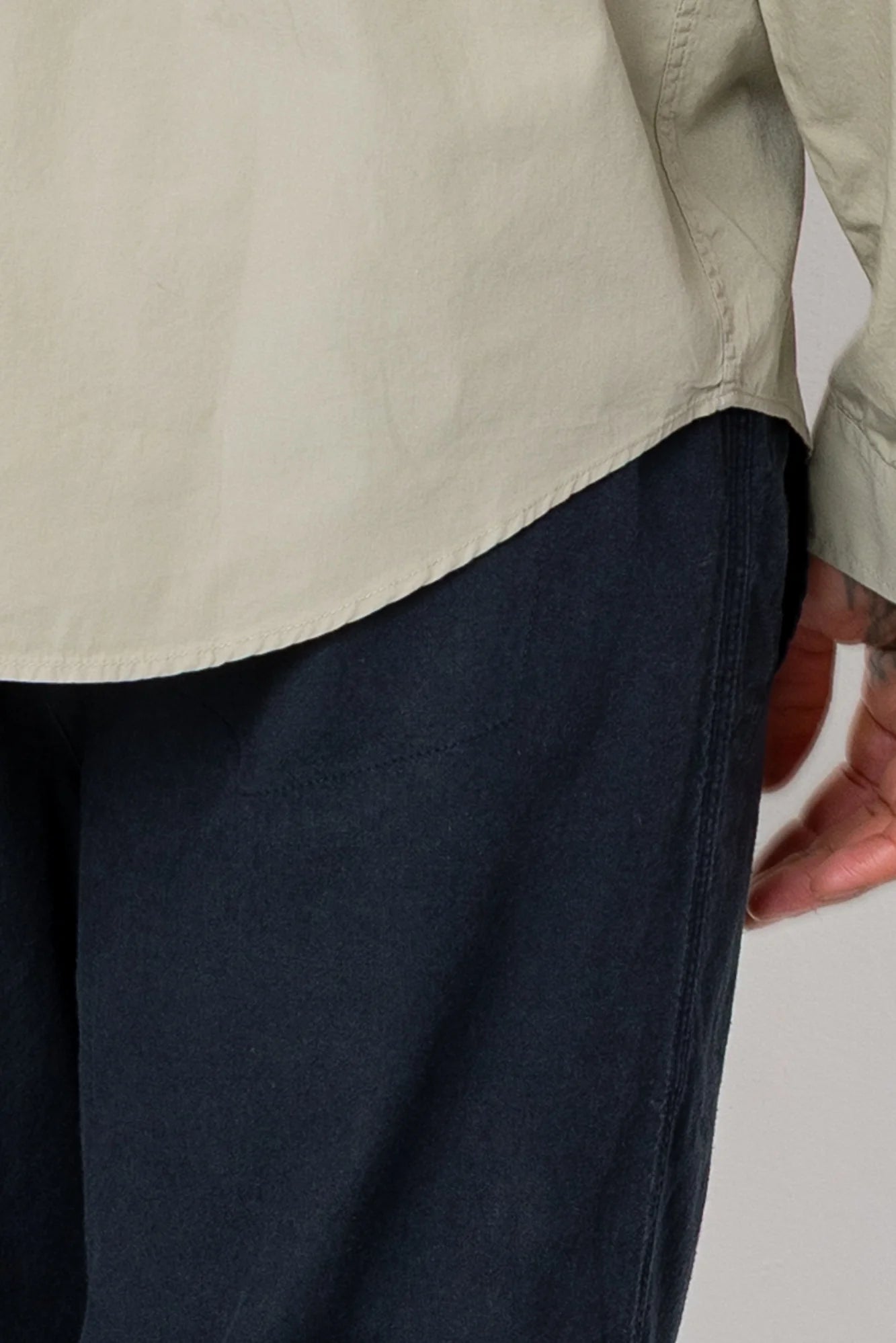 Curve Shirt - Silver Sage