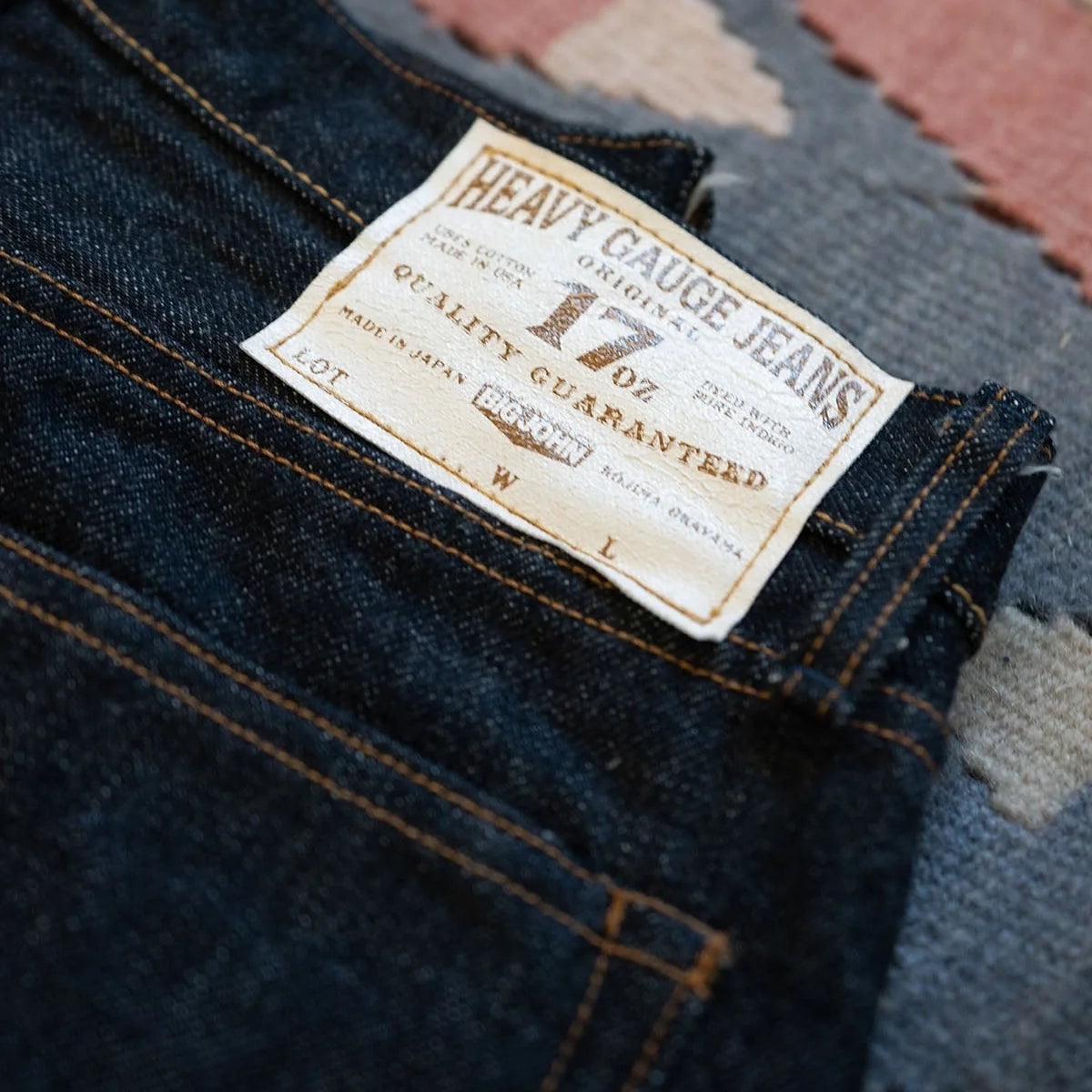 Heavy Gauge 17oz M1803 Straight Jeans - One Wash