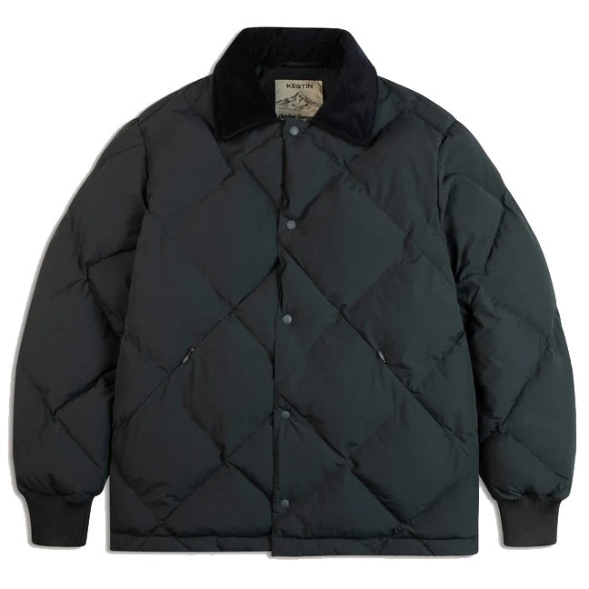 Dunbar Padded Jacket - Charcoal Recycled Nylon