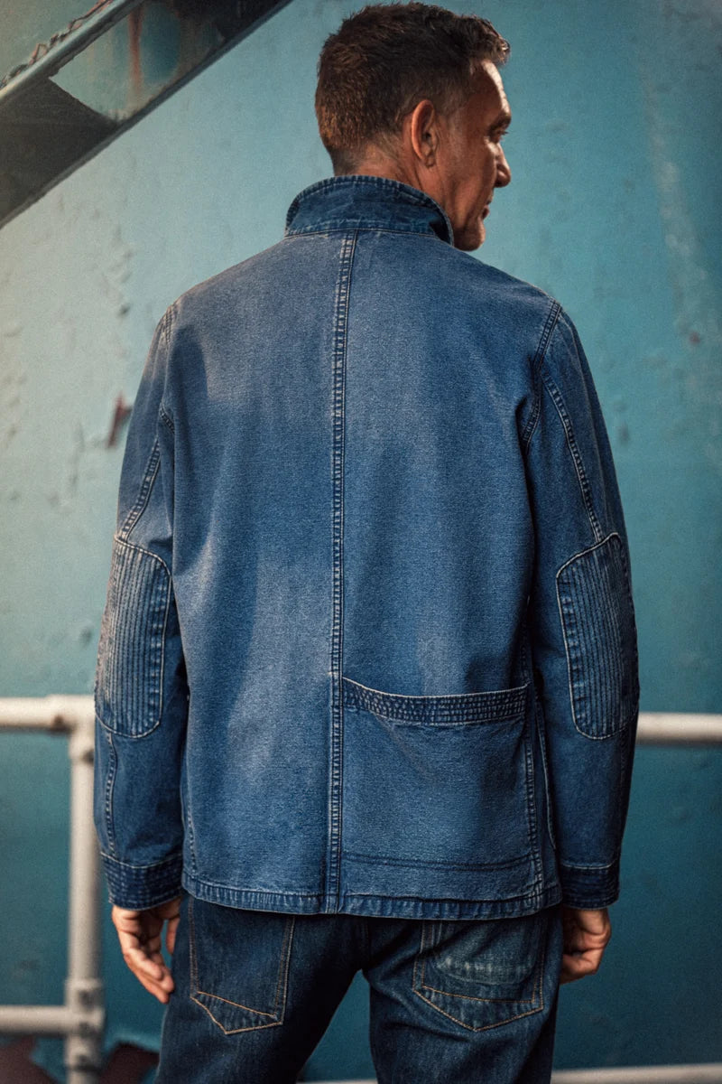 Artisan Workwear Chore Jacket - Indigo Blue