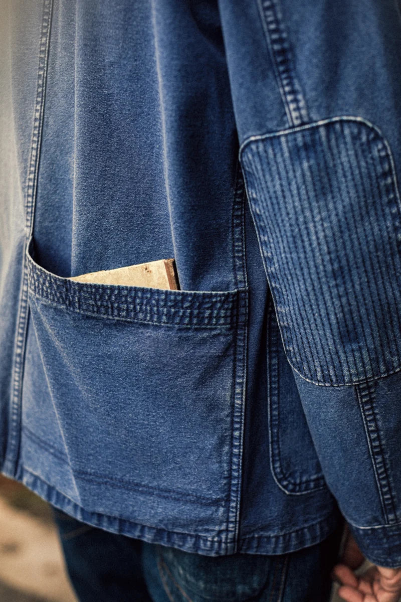 Artisan Workwear Chore Jacket - Indigo Blue