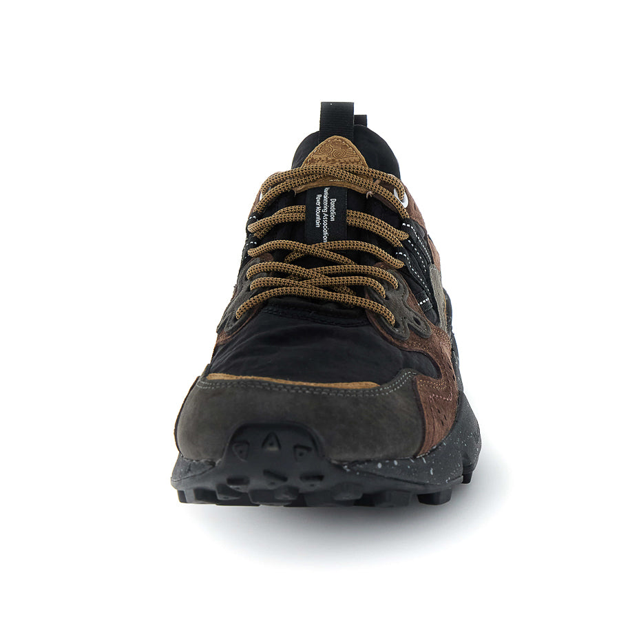 Yamano 3 Man Trainers - Dark Grey/Black/Dark Brown