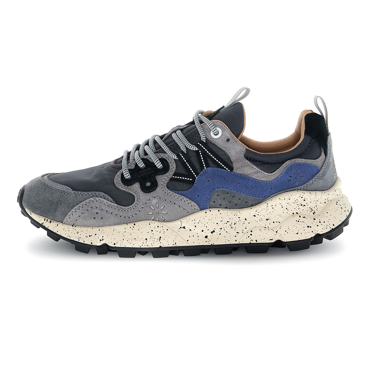 Yamano 3 Man Trainers - Dark Grey/Grey/Navy