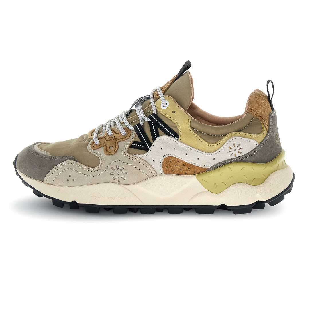 Yamano 3 Man Trainers - Mud/Taupe/Milk