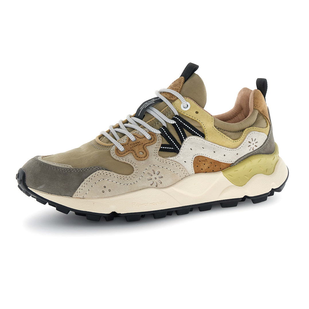 Yamano 3 Man Trainers - Mud/Taupe/Milk