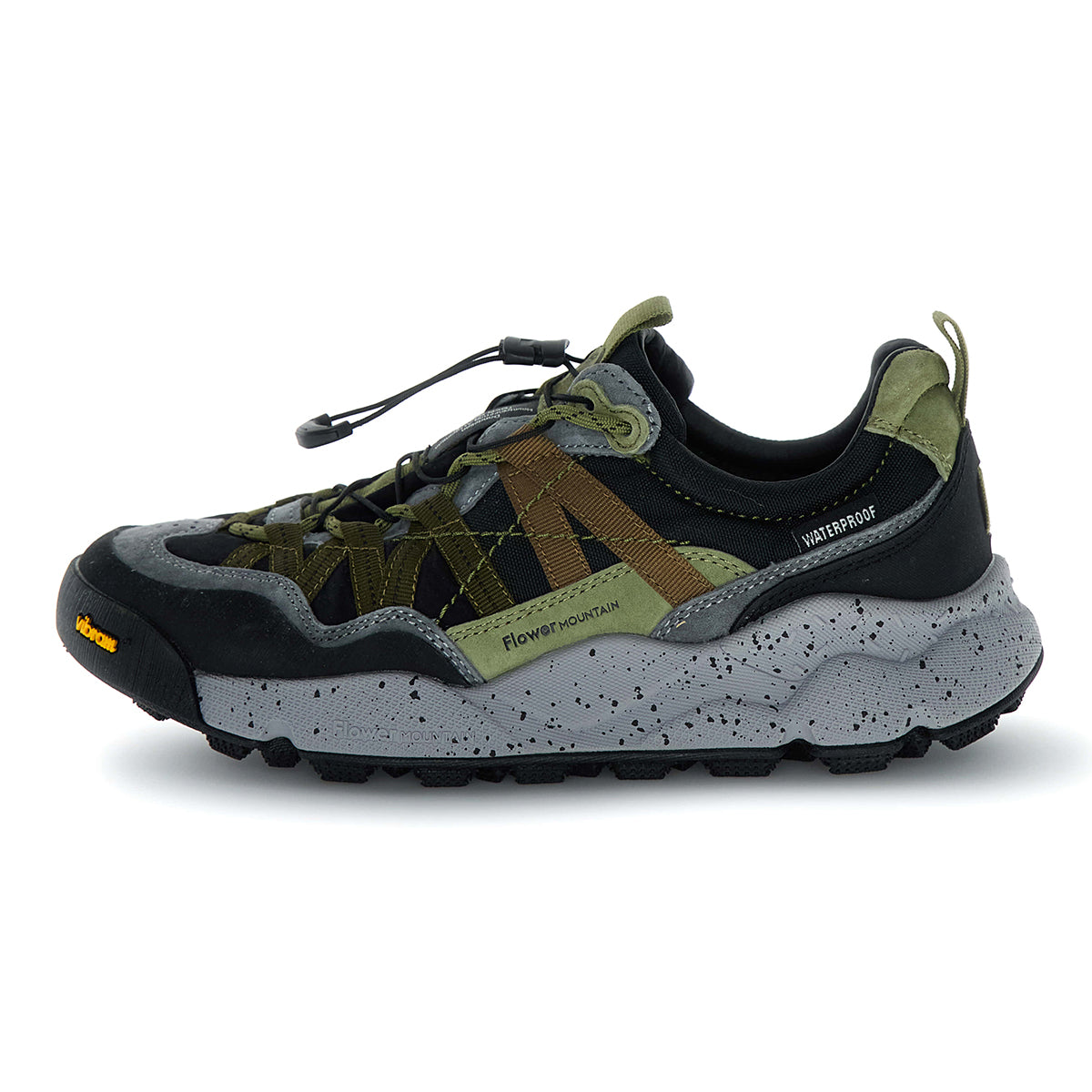 Iwano 2 UNI 3M Waterproof Trainers - Anthracite/Dark Grey/Olive