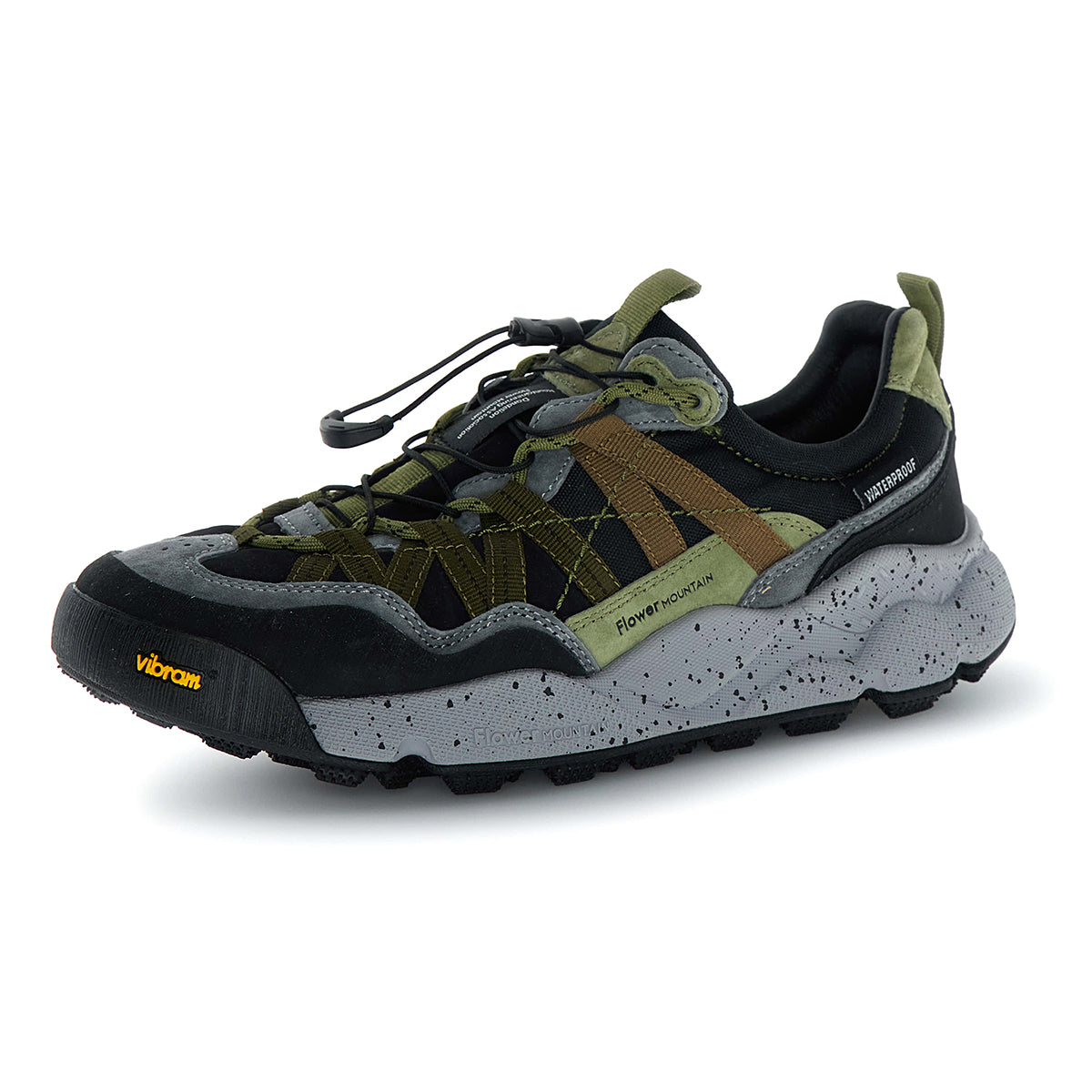 Iwano 2 UNI 3M Waterproof Trainers - Anthracite/Dark Grey/Olive