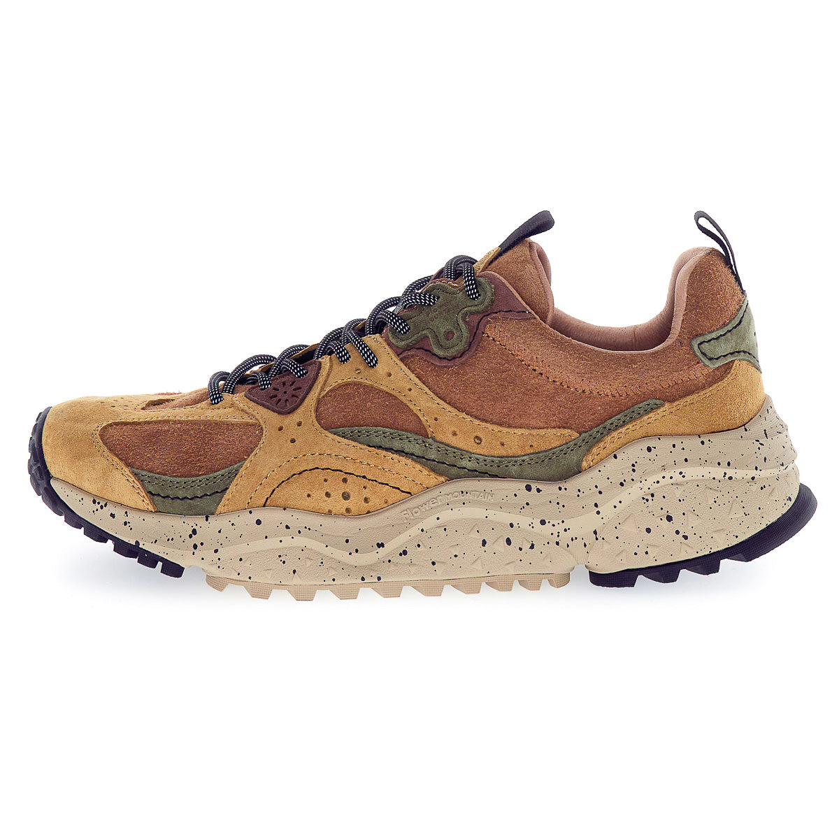 Wave Man Trainers - Suede Beige/Nude