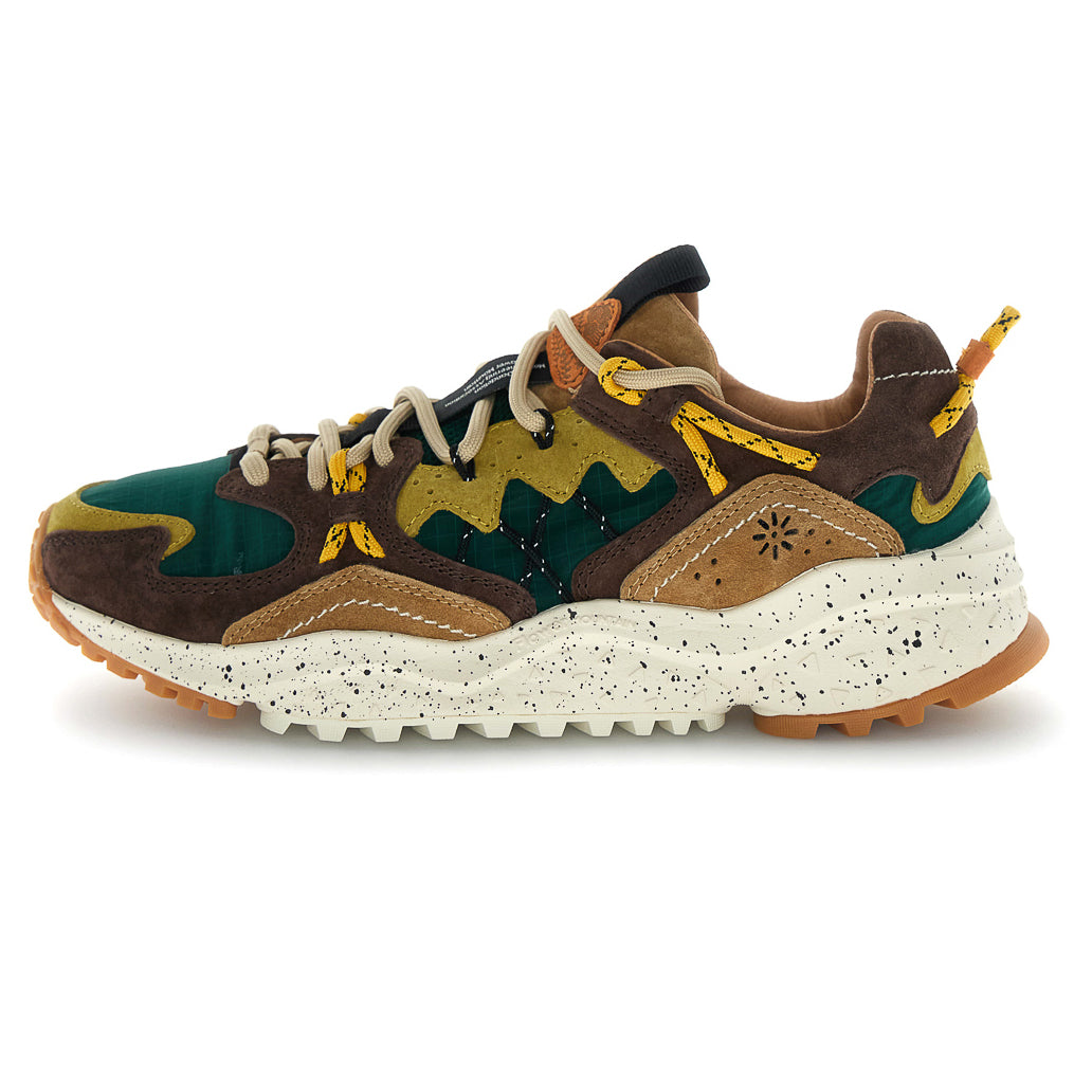 Yamabushi UNI Trainers - Dark Brown/Green Bottle/Zucca