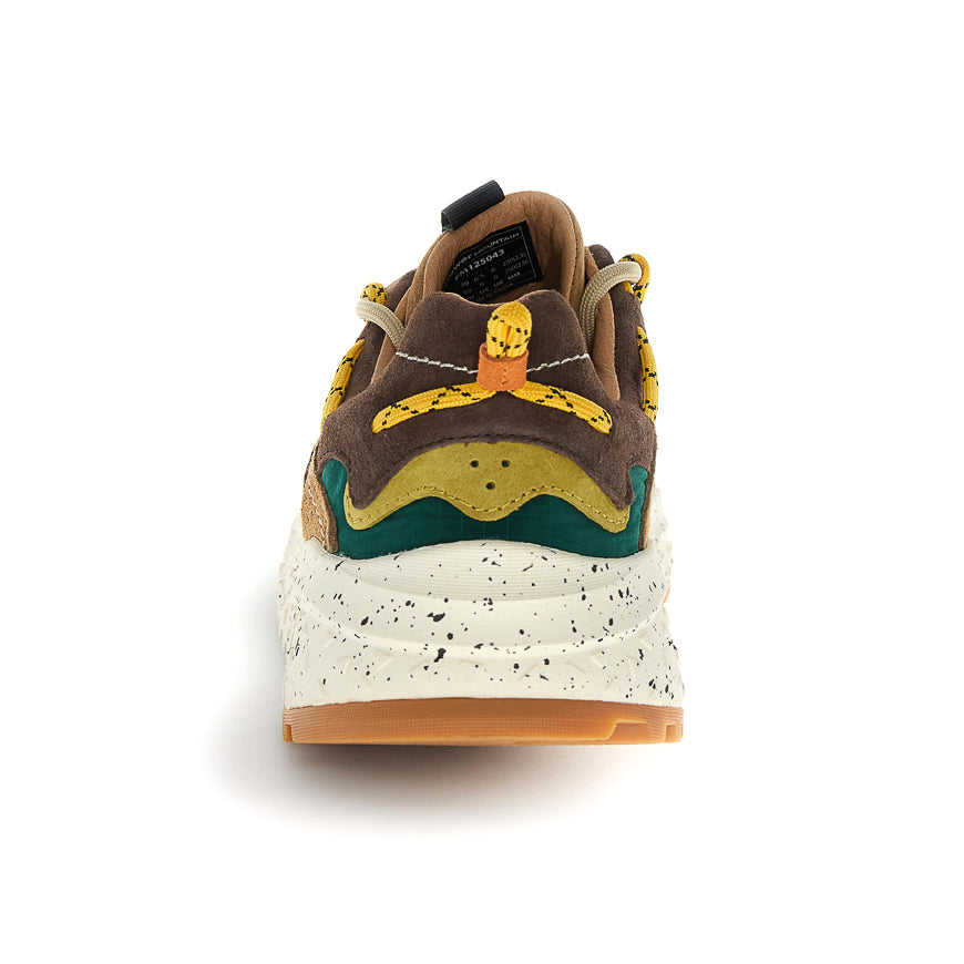 Yamabushi UNI Trainers - Dark Brown/Green Bottle/Zucca