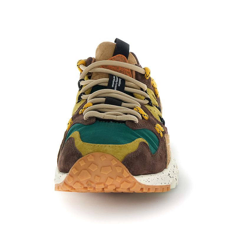 Yamabushi UNI Trainers - Dark Brown/Green Bottle/Zucca