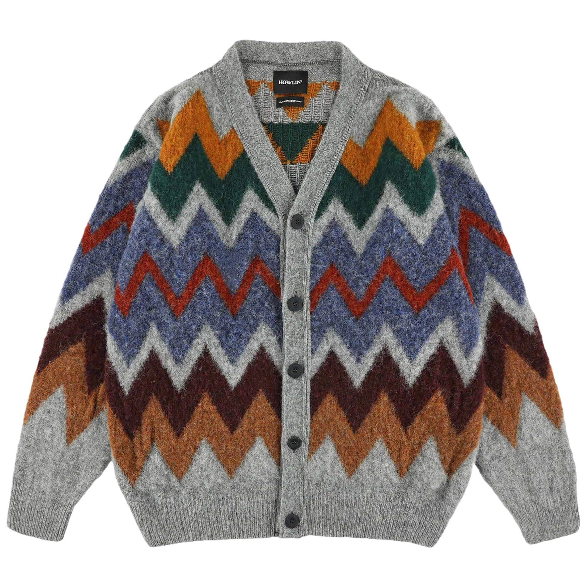 Fire In The Mind Cardigan - Med Grey