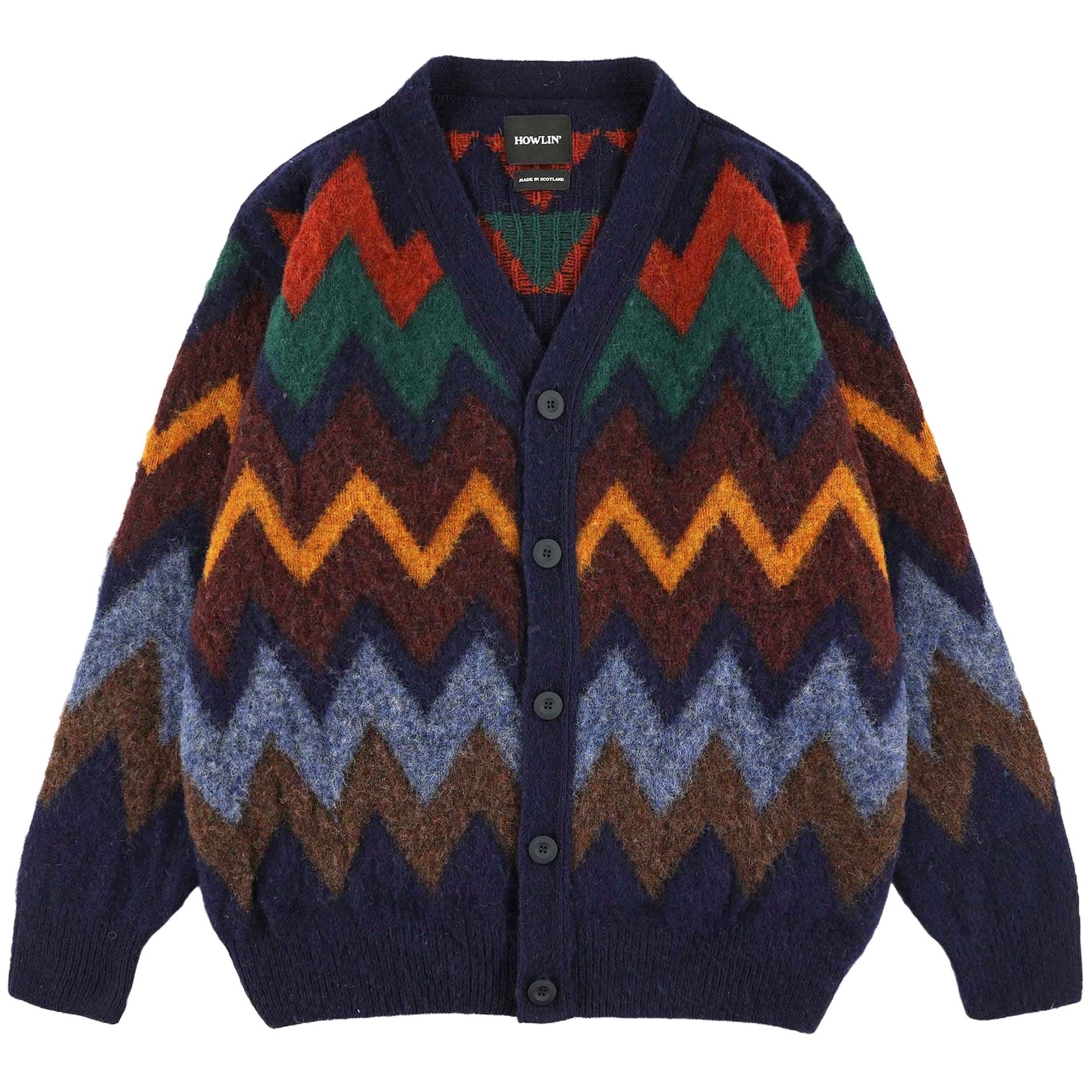 Fire In The Mind Cardigan - Navy