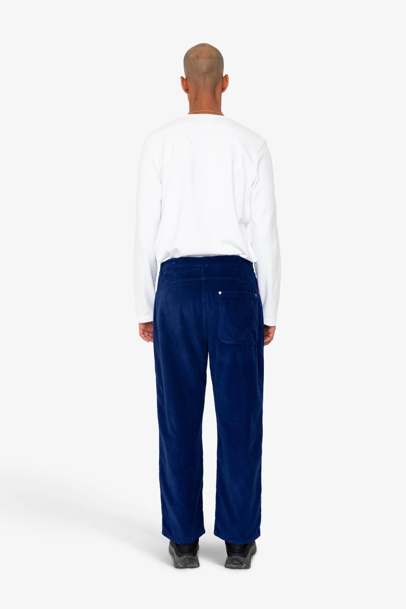 Barrel Leg Jean - Rich Navy Chunky Cord