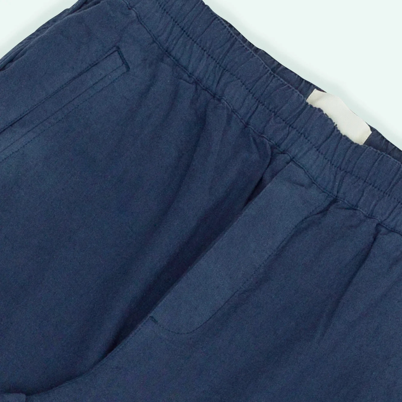 Cotton Linen Trouser - Soft Navy