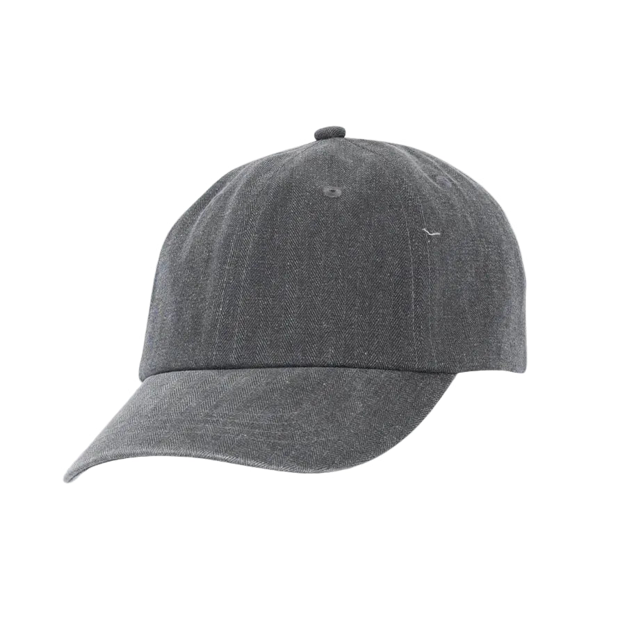 Herringbone Cap - Charcoal