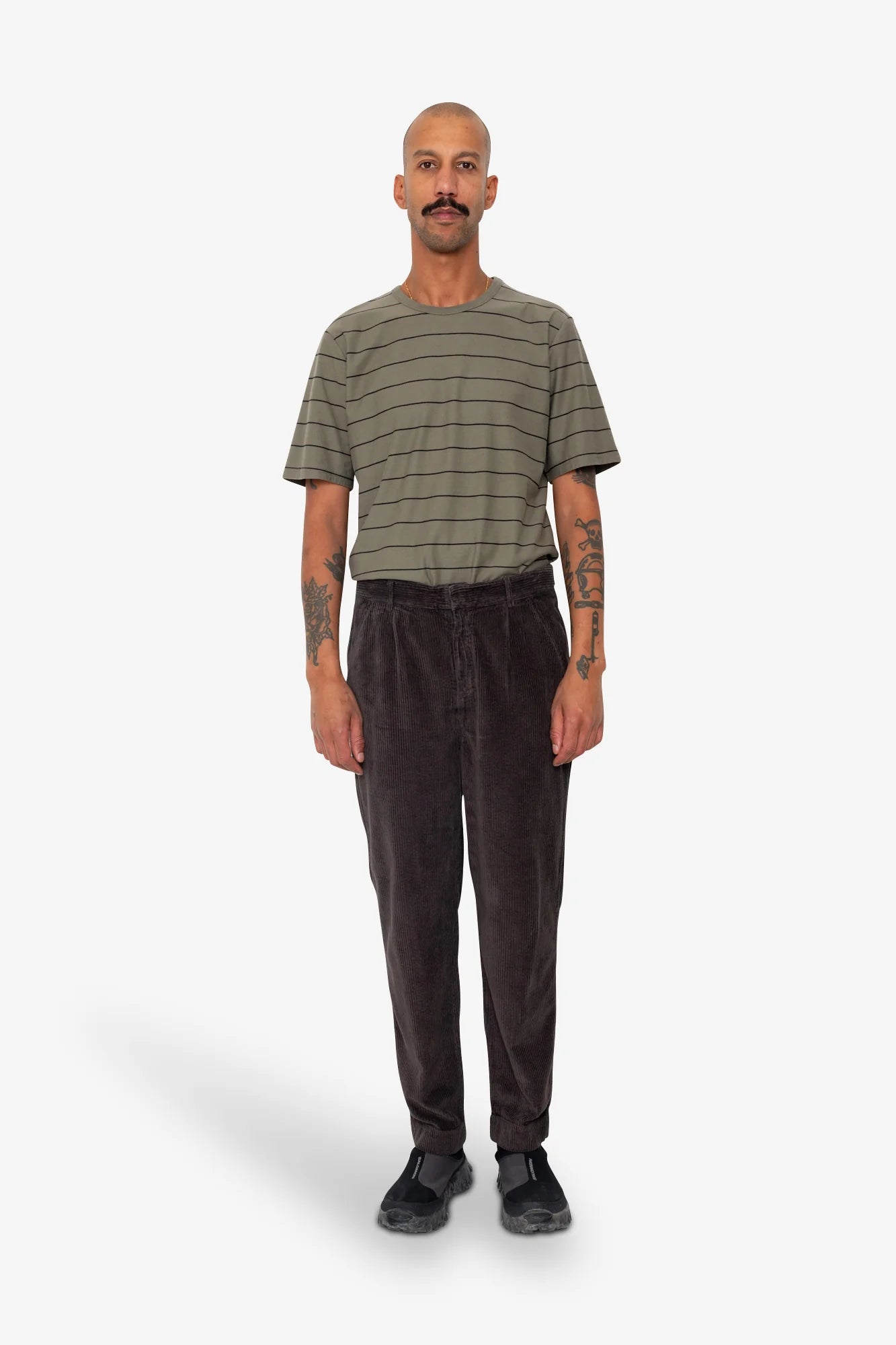 Signal Pant - Black Grape Chunky Cord
