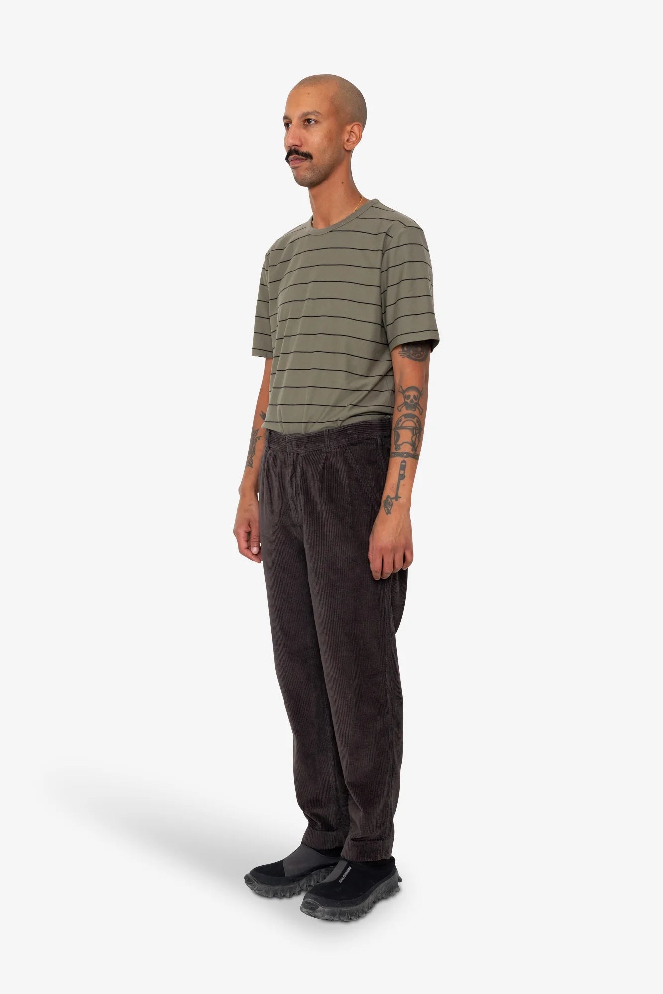 Signal Pant - Black Grape Chunky Cord