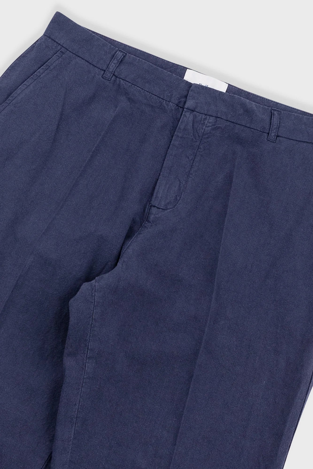 Lunar Suit Trouser - Dark Navy Cotton Linen