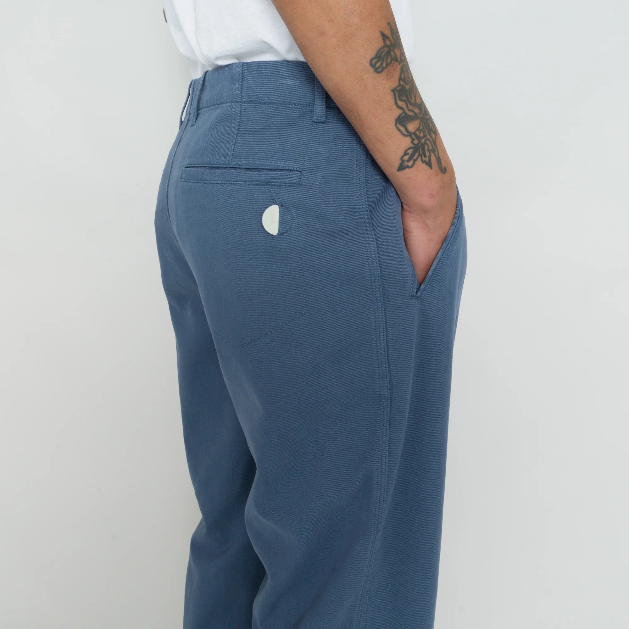 Assembly Pant - Soft Blue Brushed Twill