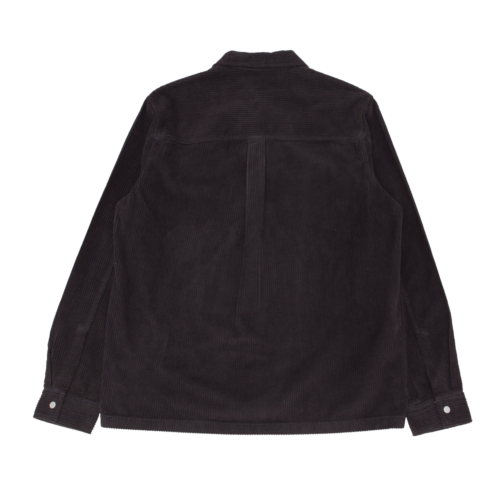 Patch Overshirt - Soft Black Heavy Cord