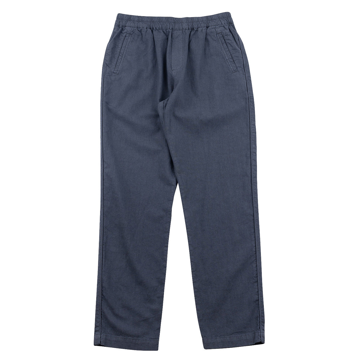 Cotton Linen Trouser - Drawcord Waistband - Charcoal