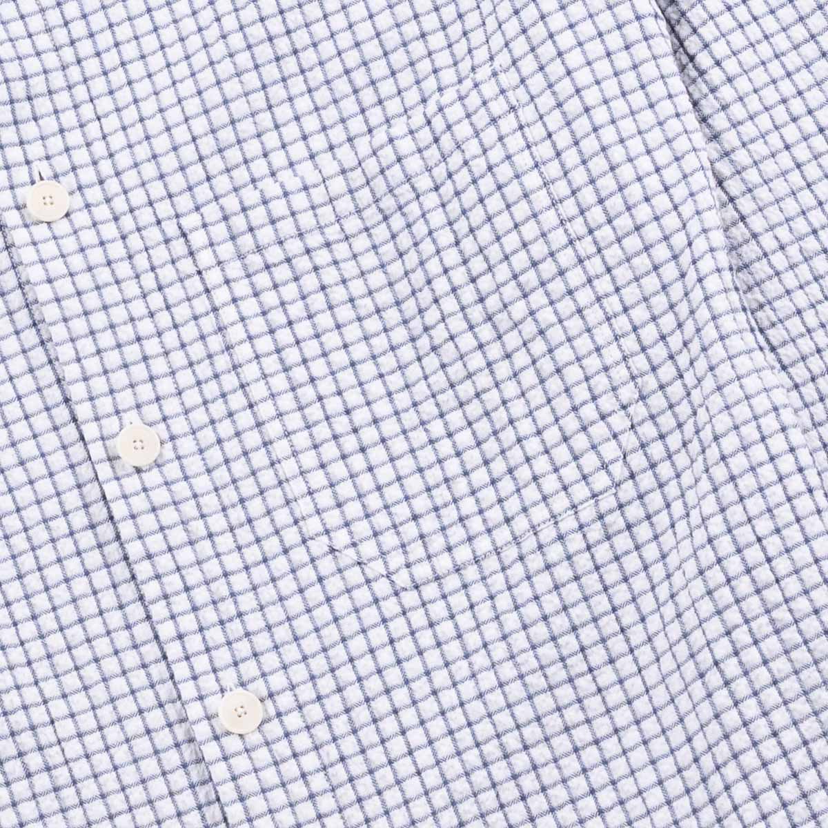 Easy Fit Shirt - Soft Blue Mini Check