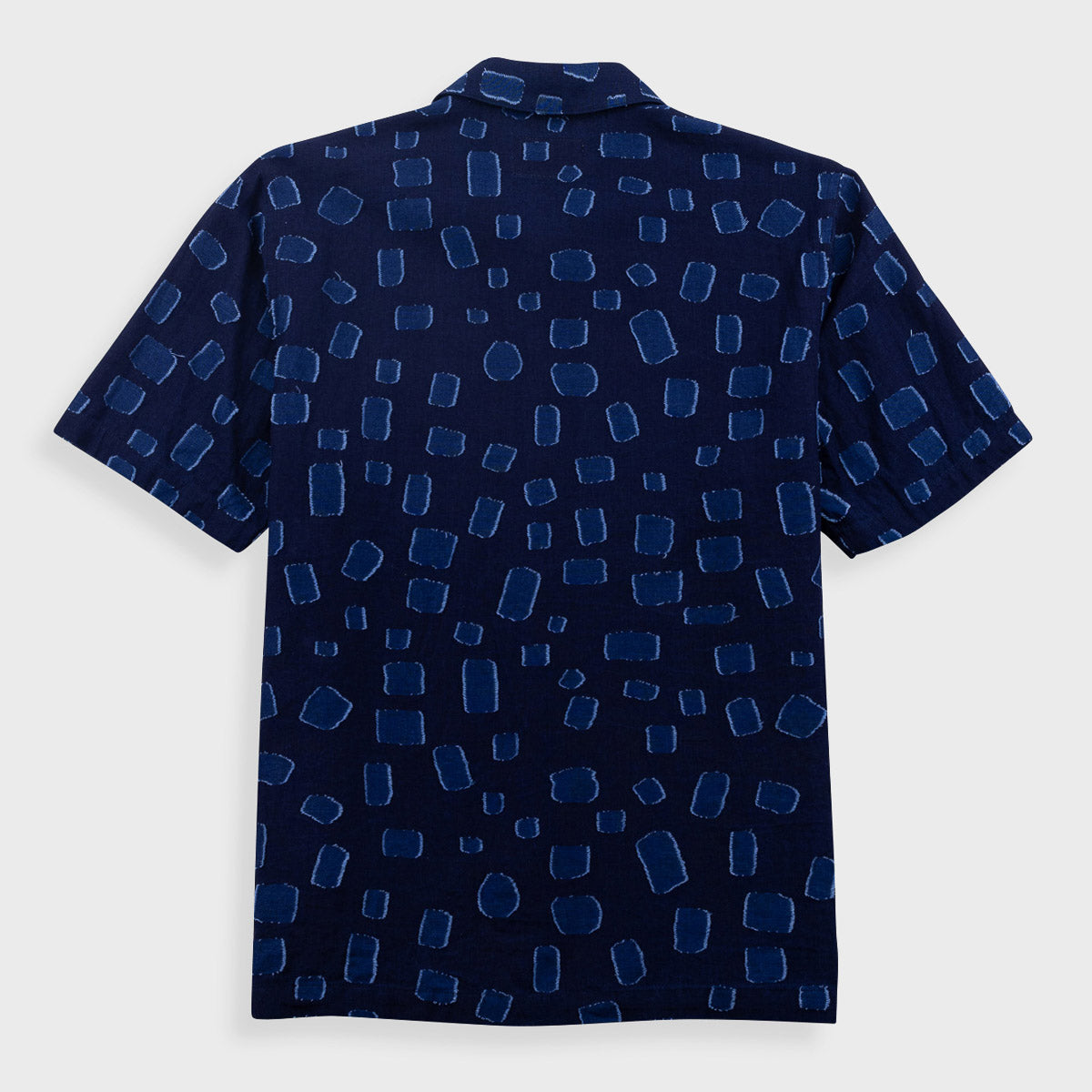 Gabe Shirt - Indigo Irregular Dot
