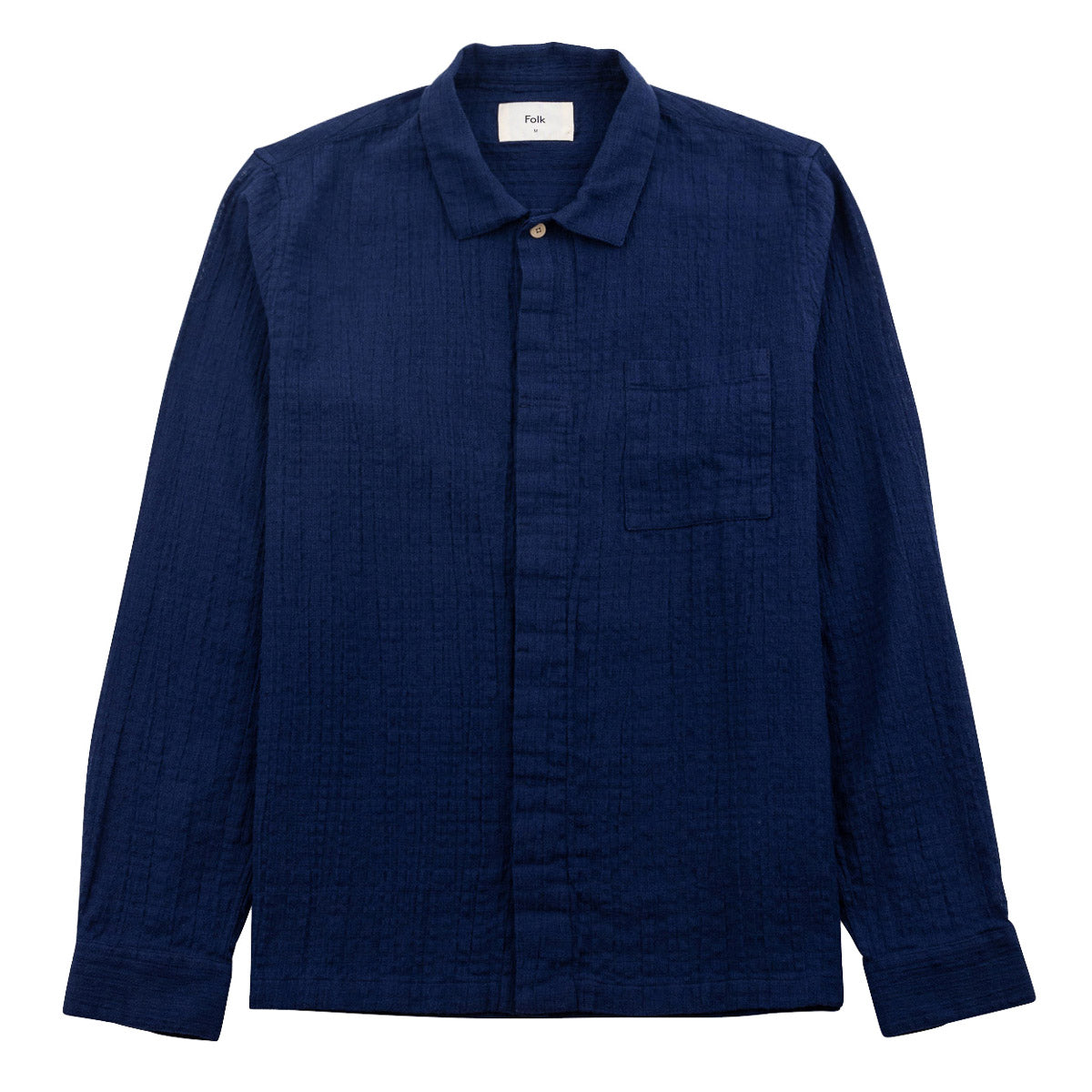 Patch Shirt - Navy Openweave