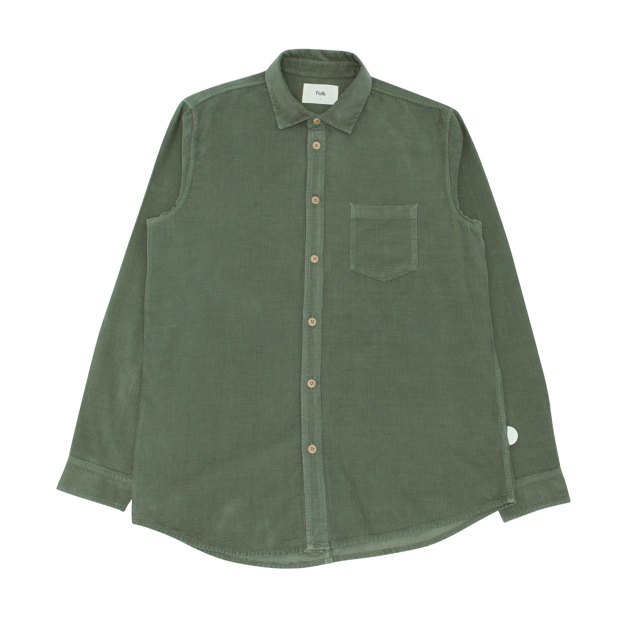 Direction Babycord Shirt - Olive