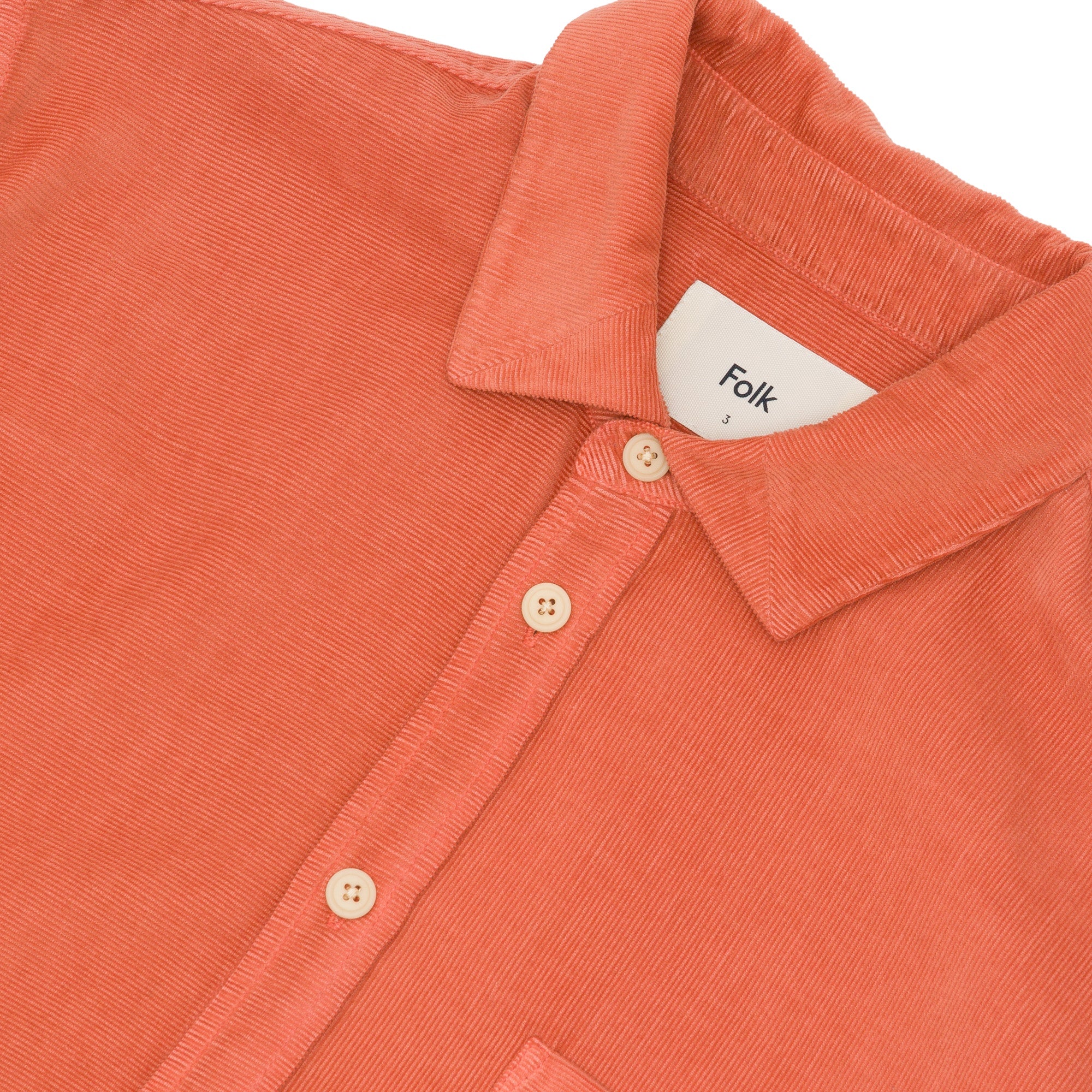 Direction Babycord Shirt - Rust