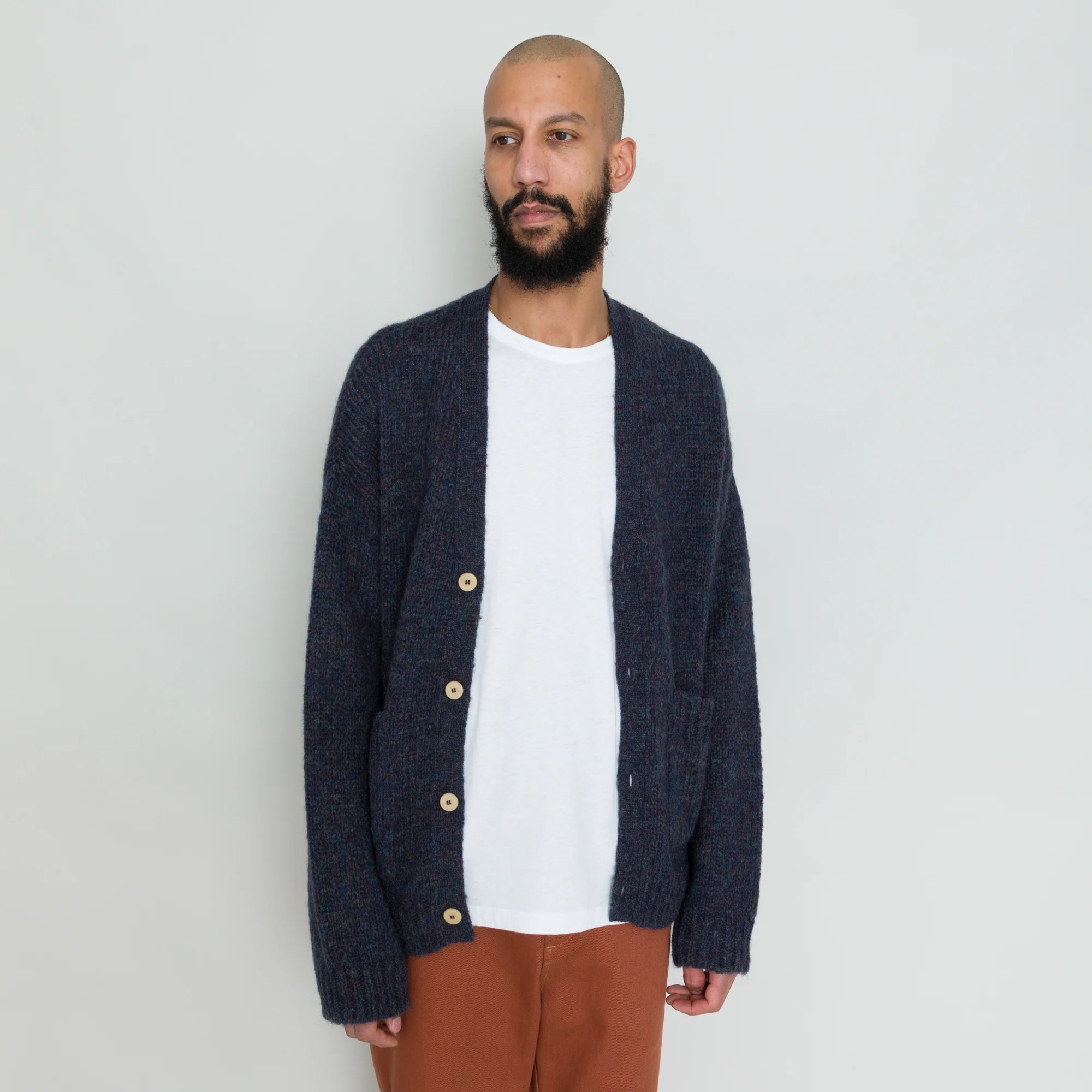 Signal Cardigan - Smoke Blue