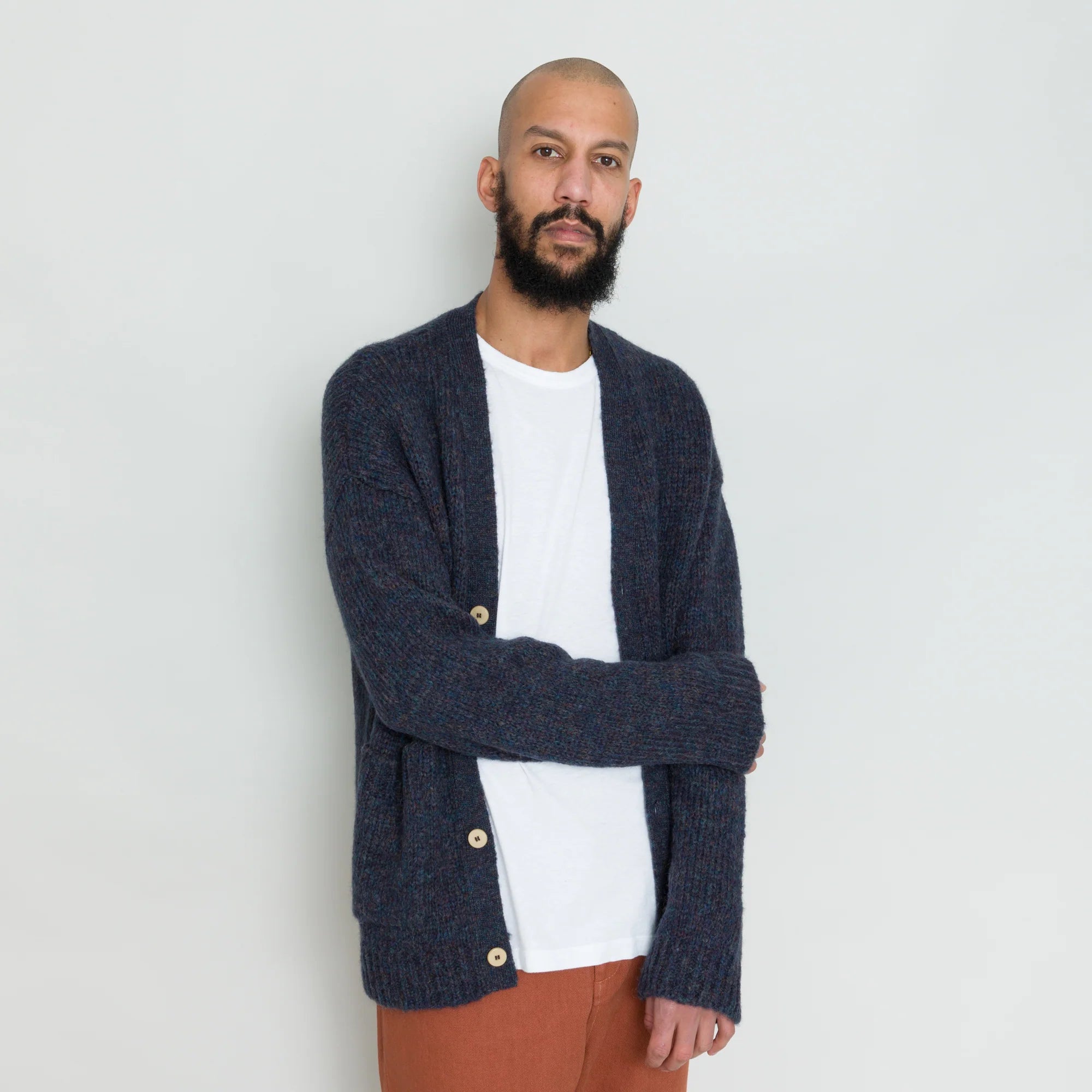 Signal Cardigan - Smoke Blue