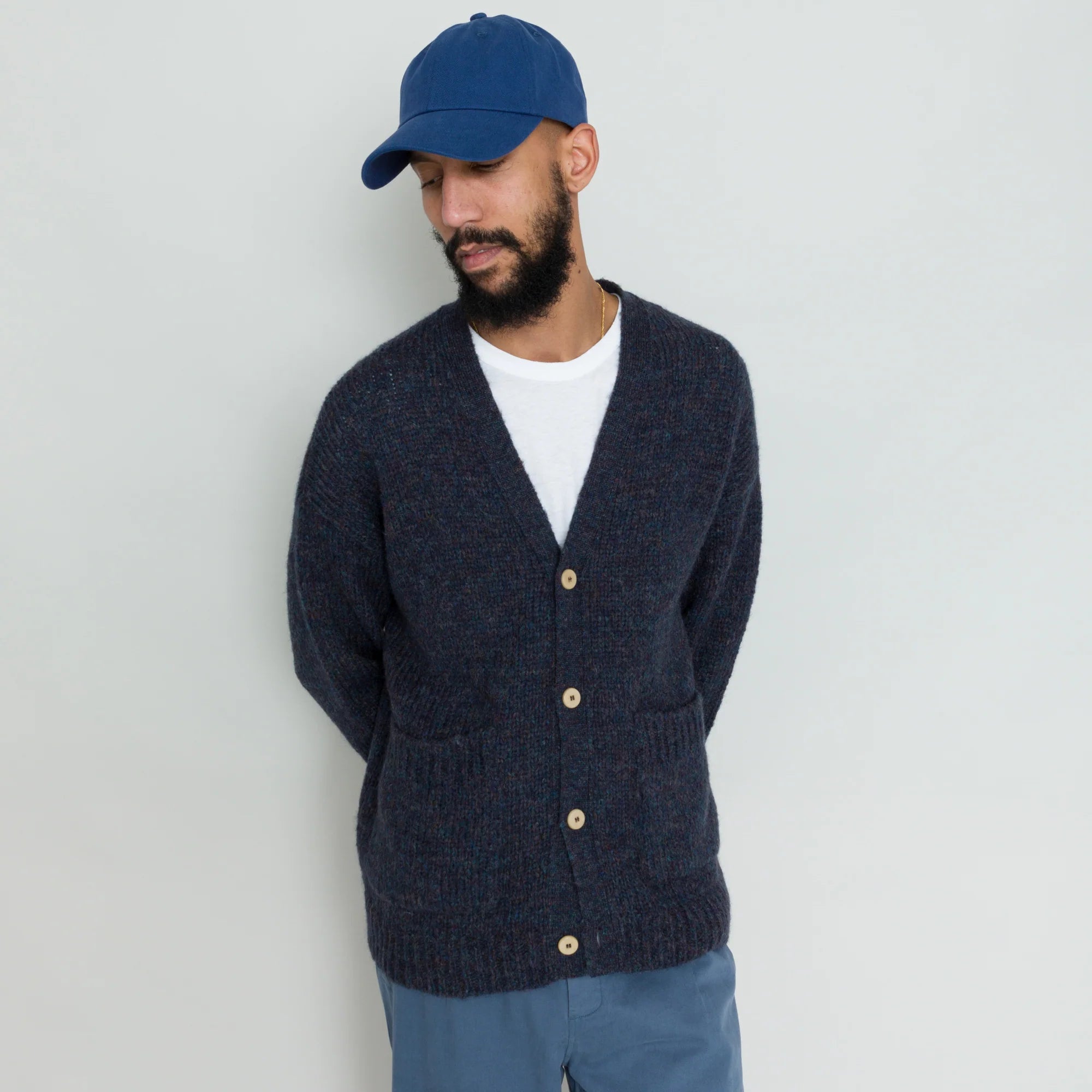 Signal Cardigan - Smoke Blue