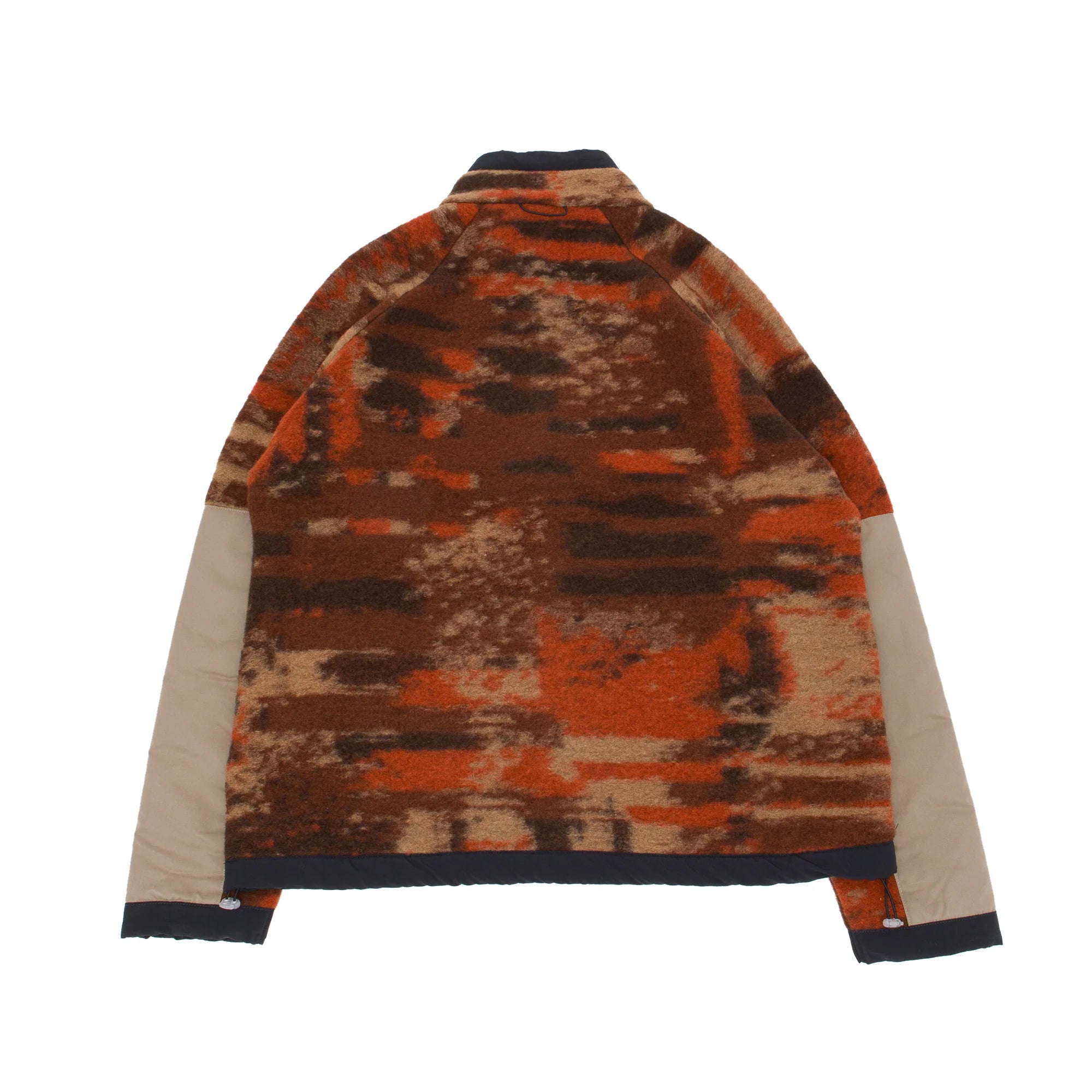 Signal Fleece Jacket - Rust Multi Jacquard