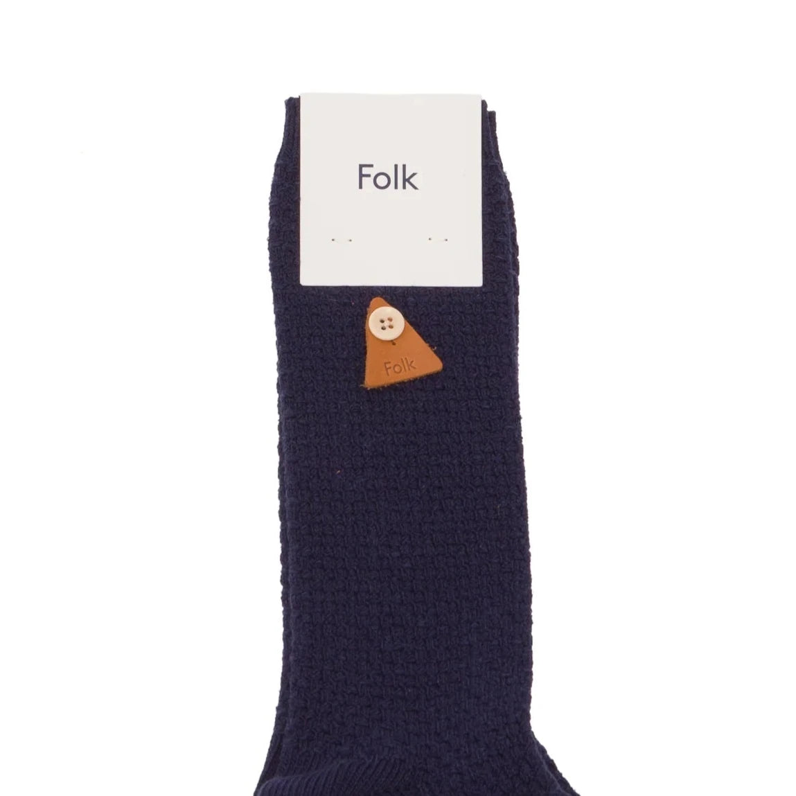 Waffle Socks - Navy