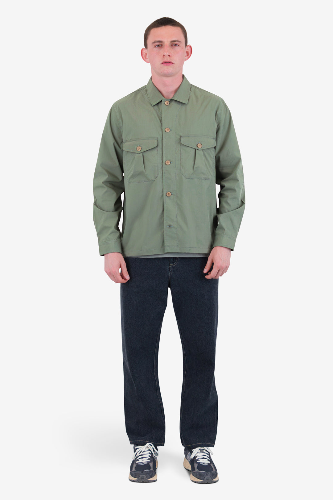 Revere Overshirt - Dark Sage