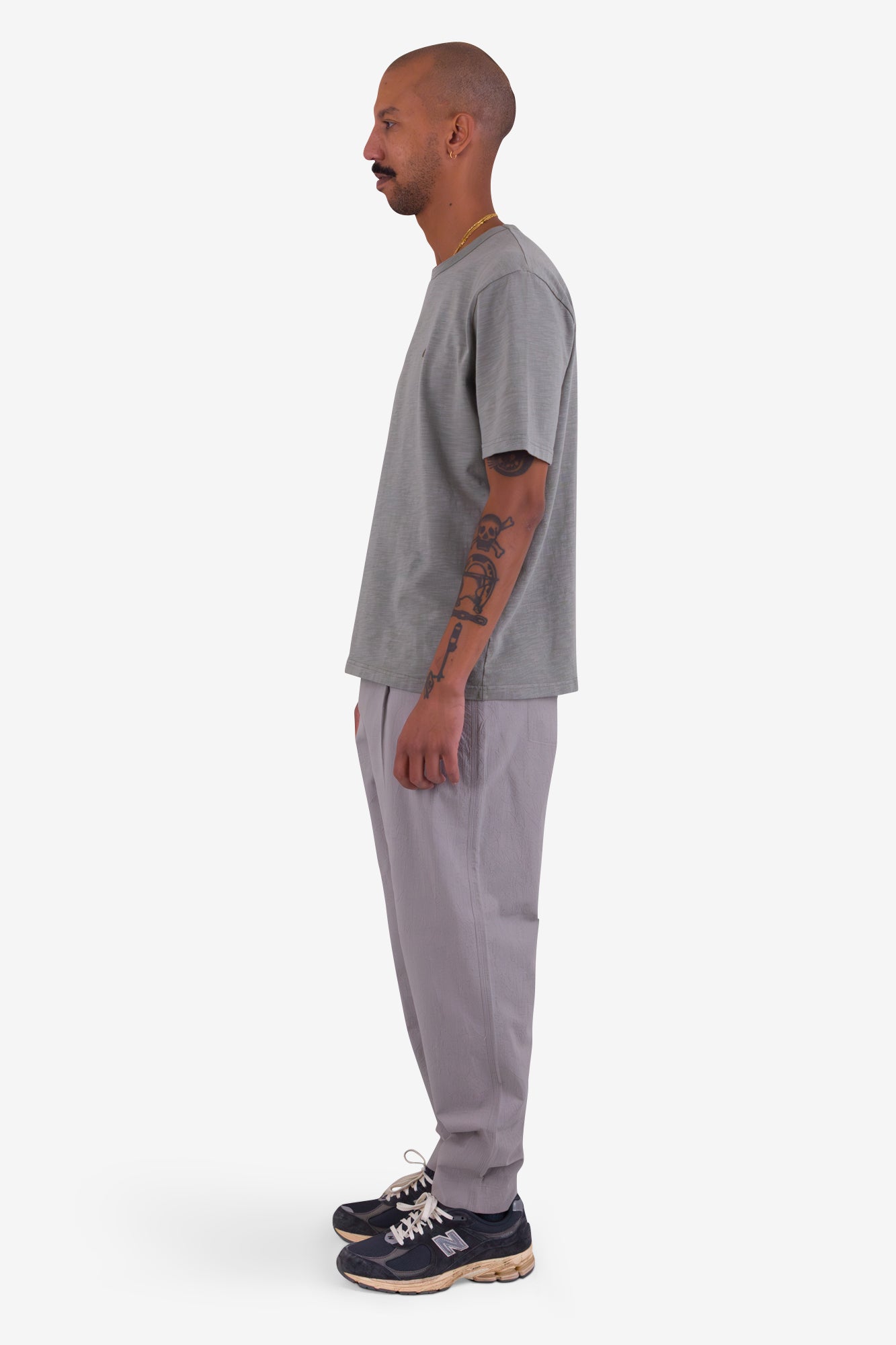 Assembly Pant - Silver Grey Crinkle