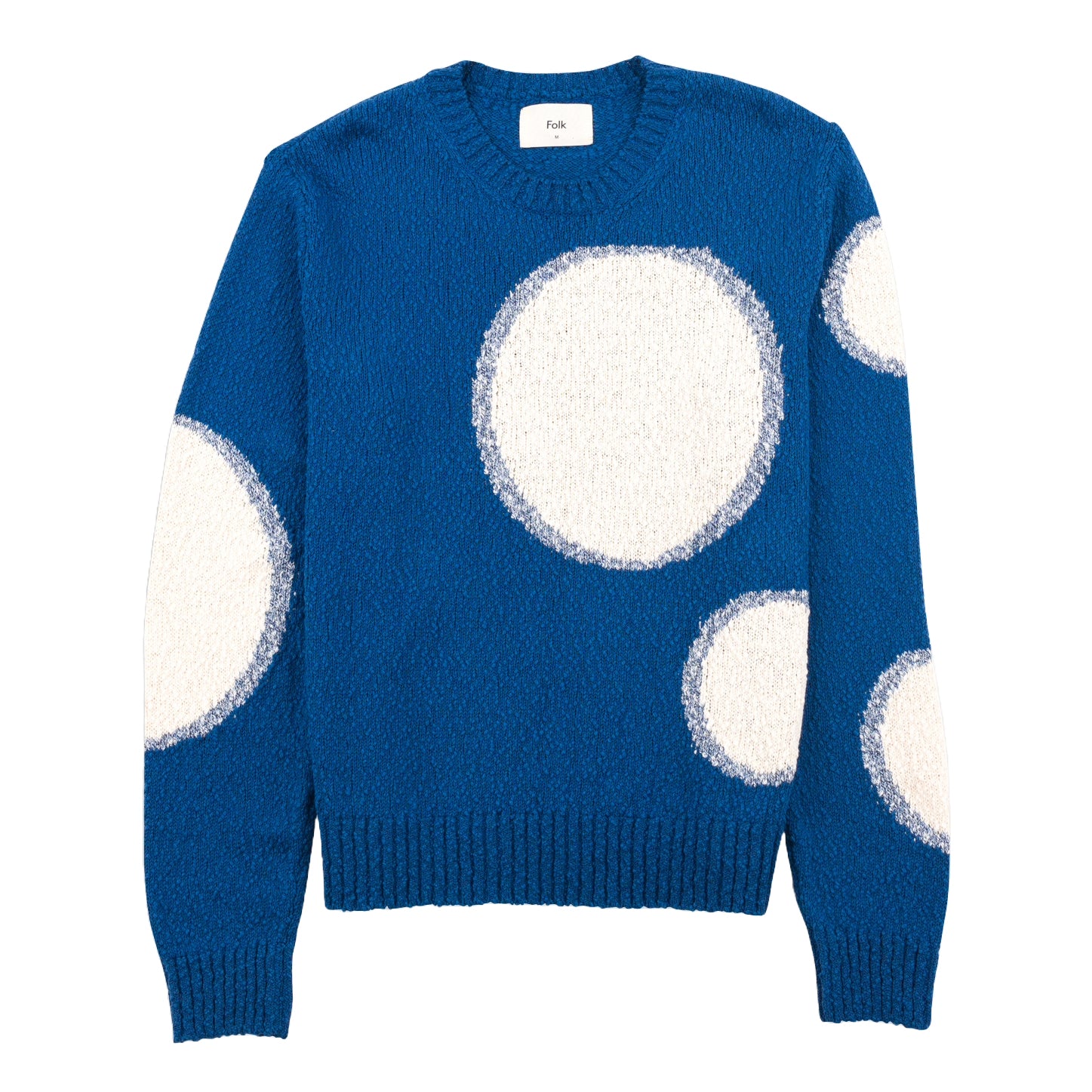 Chain Crew Knit - Blue Mix