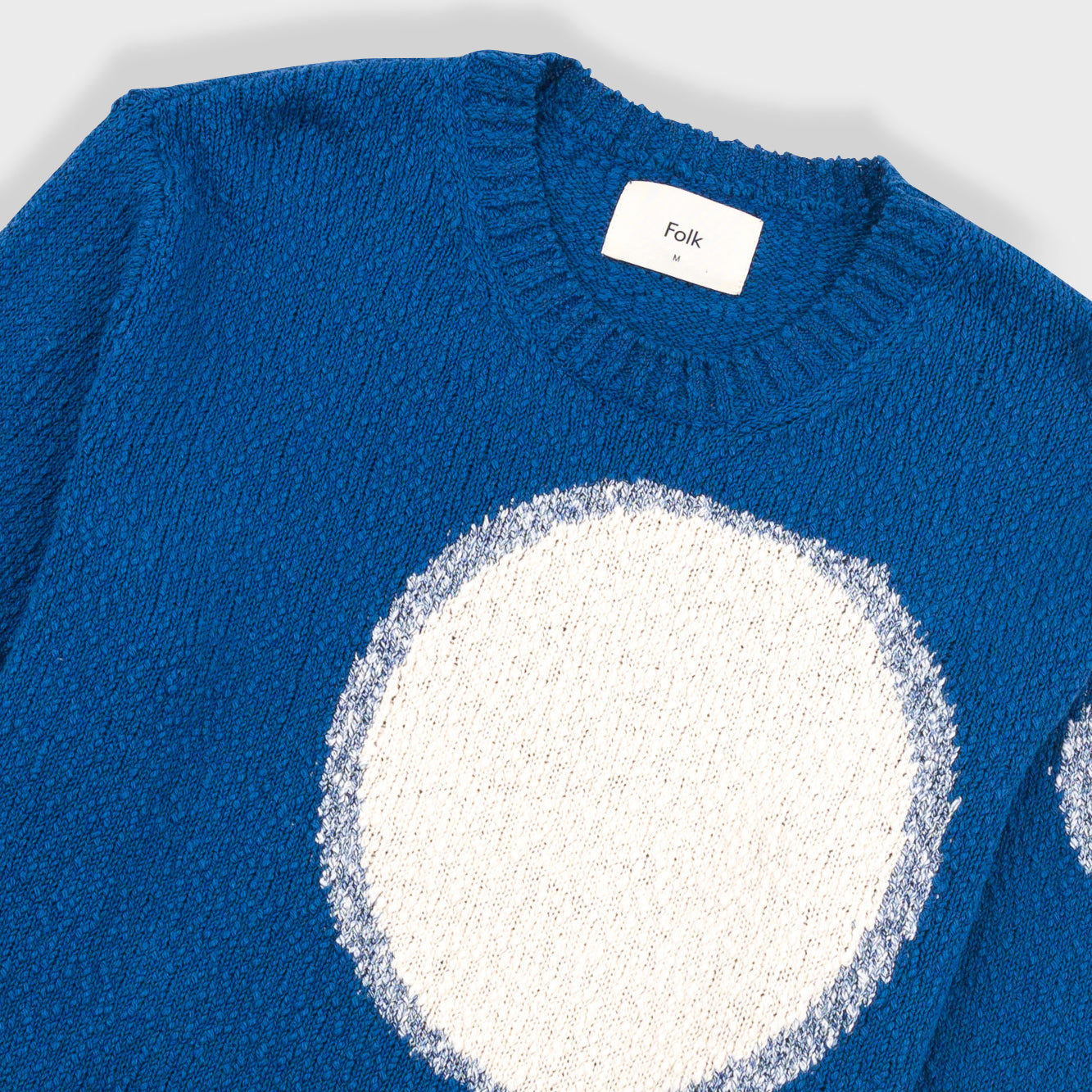 Chain Crew Knit - Blue Mix