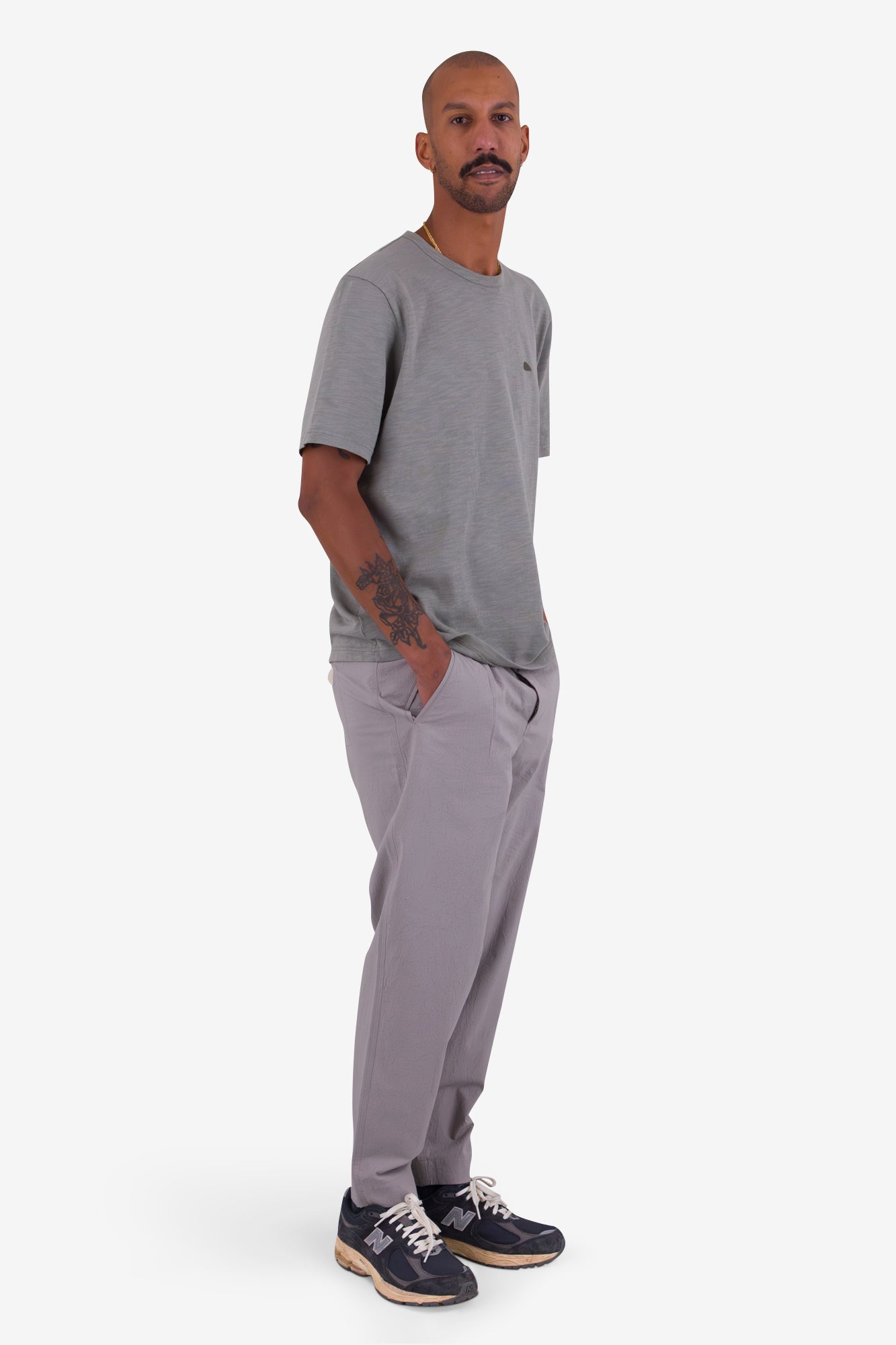 Assembly Pant - Silver Grey Crinkle