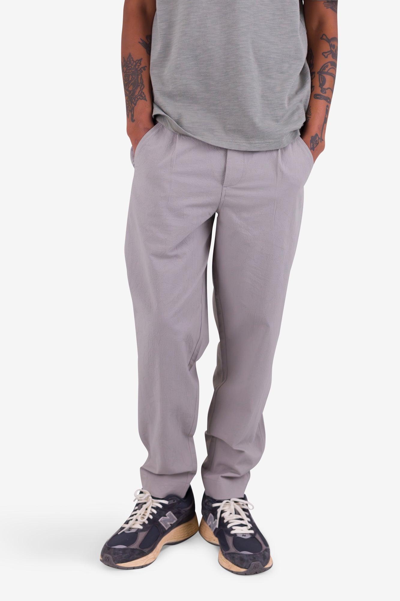 Assembly Pant - Silver Grey Crinkle